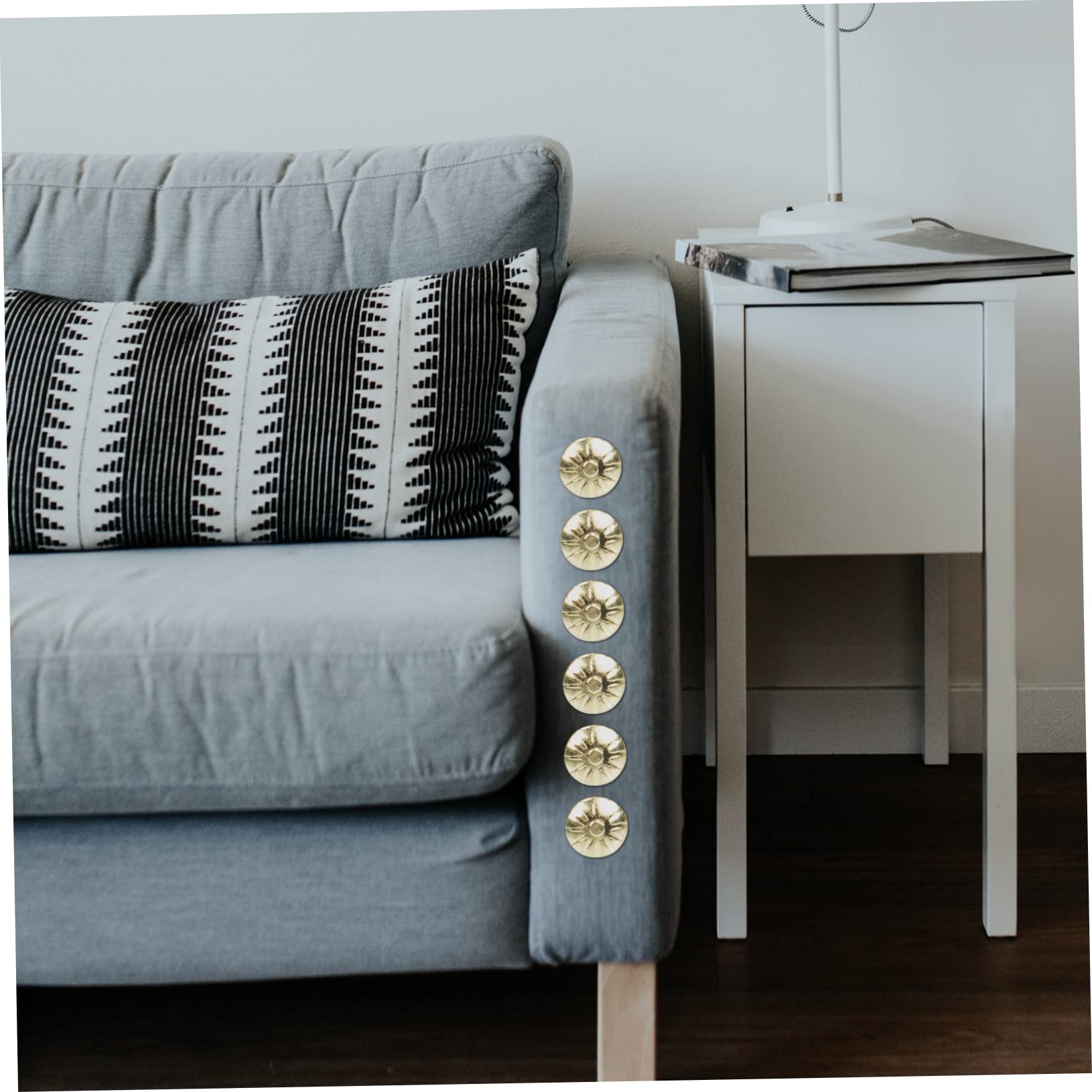 1000 Clous Tapissiers Décoratifs Noir 11 Mm, Lentille Fer