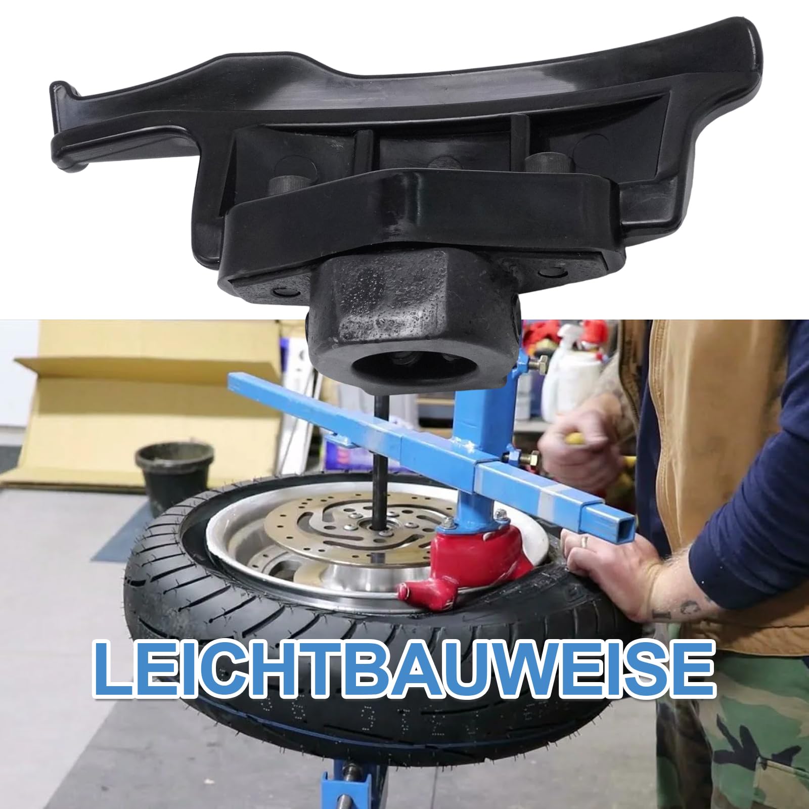 Hoypeyfiy Reifen Montagekopf 28mm (1.1 Zoll), Universeller Reifen-Wechsler Kopf aus Nylon, Zum einfachen Montieren und Demontieren von Reifen