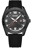 Waterproof Men&apos;s Big Face Large Watch Sport Stylish Military Business Analog Quartz Date Calendar with Silicone Band Wrist Watches
