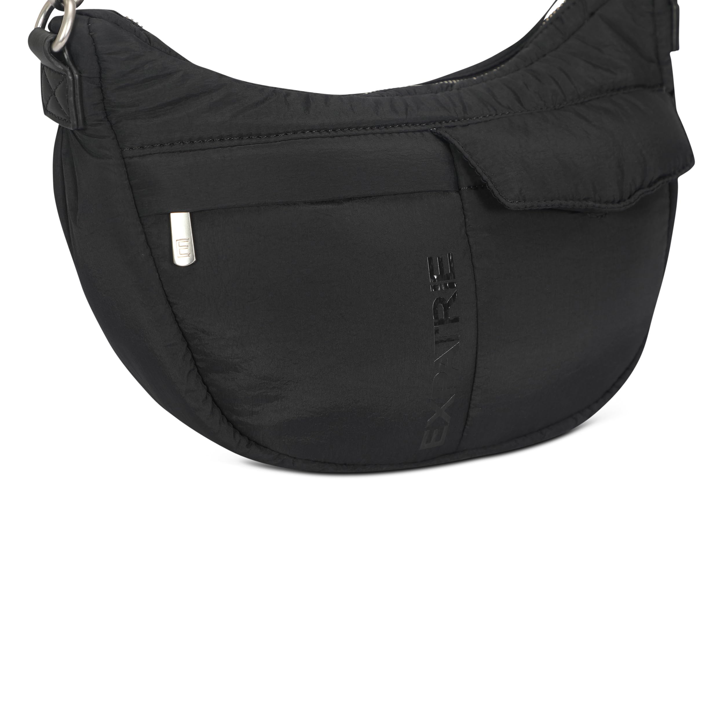 Expatrié Borsa a Tracolla Donna - Vivy - Borsetta Mezzaluna - Borsa Piumino Piccola - Soft Crossbody Half Moon Bag - Regolabile Marsupio alla Moda - Impermeabile
