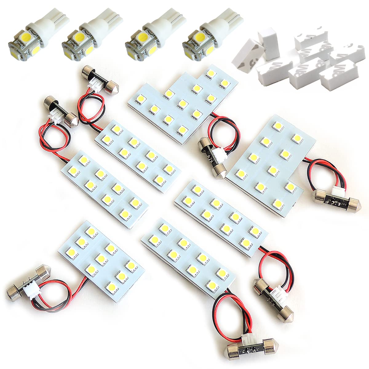 【専用設計 断トツ186発!!】 C25 セレナ ライダー 専用 LED ルームランプ 11点 [H17.5~H22.11] 【今ならT10  4個&スペーサー付き】 ポジション スモール ナンバー ライセンス 車幅灯 SMD 室内灯 カー用品