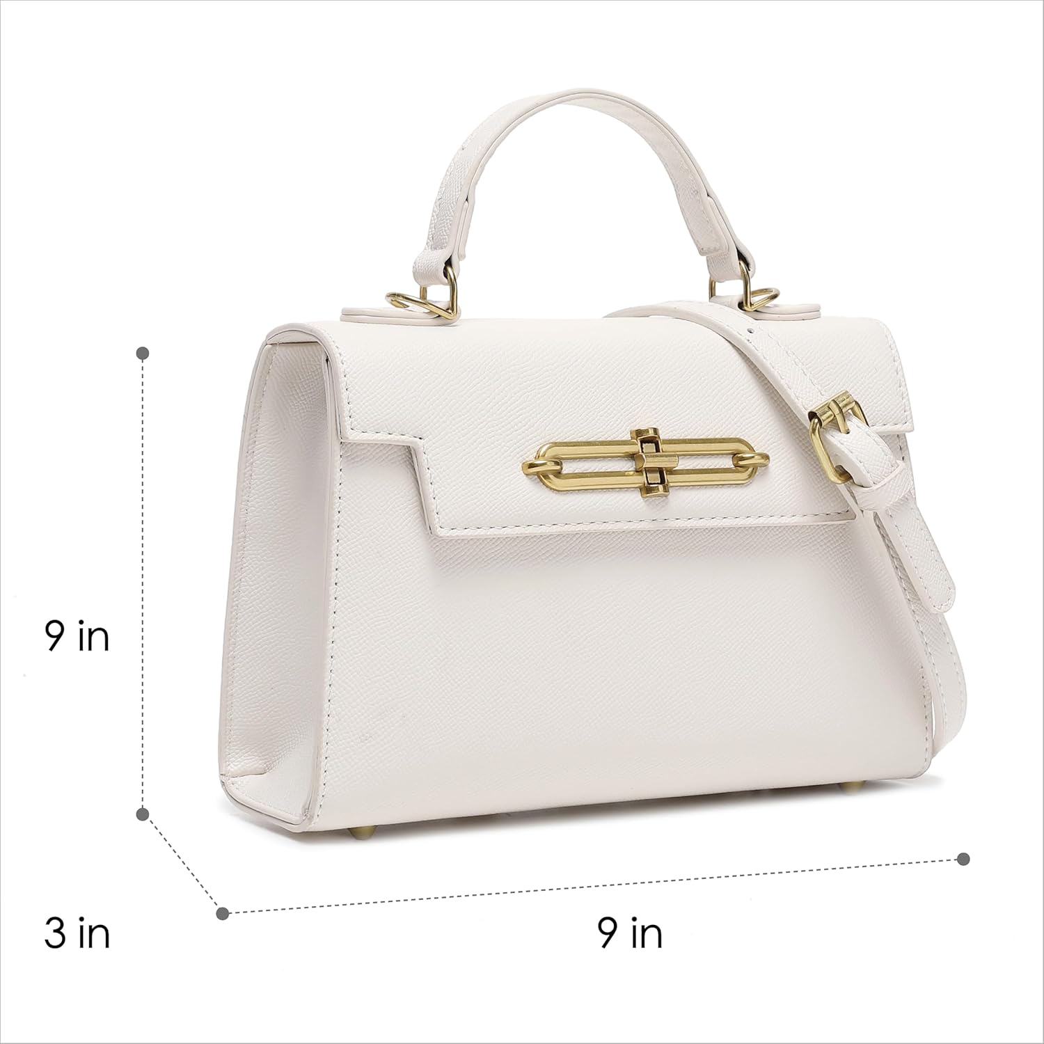 Women's Mini Top Handle Crossbody Satchel Handbag - Image 4