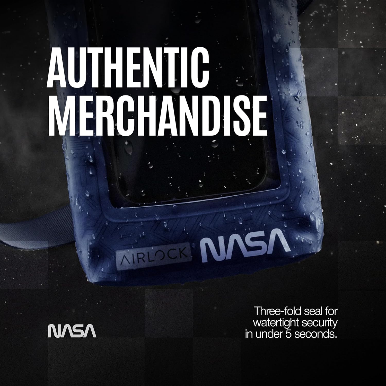 NASA Wodoszczelny Worek Dry Bag – AirLock™, IP68, zintegrowane etui na telefon (2L)