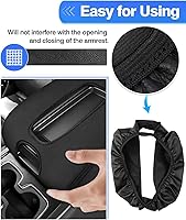 Vista 5 de Autorder Center Console Cover for 2014-2018 Chevy Silverado/GMC Sierra 1500 2500 3500 Accessories Armrest Cover Anti-Scratch Middle Console Pad