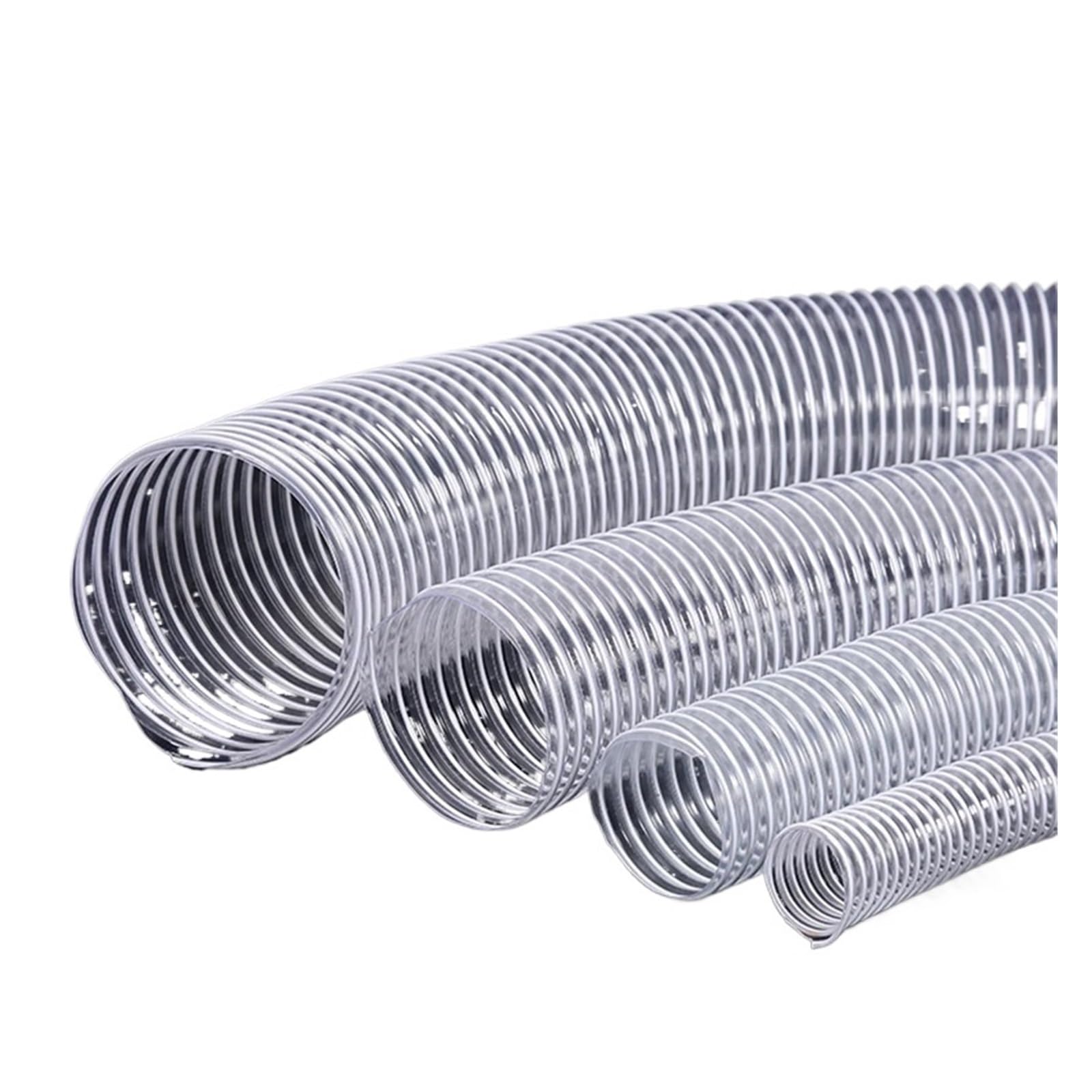 Tube en PVC transparent, aspiration de poussière, tuyau d'évacuation des fumées, tuyau d'échappement d'air, 1 à 5 mètres, diamètre intérieur 30 à 100 mm, 1 pièce(2 Meter,Inner Diameter 40mm)