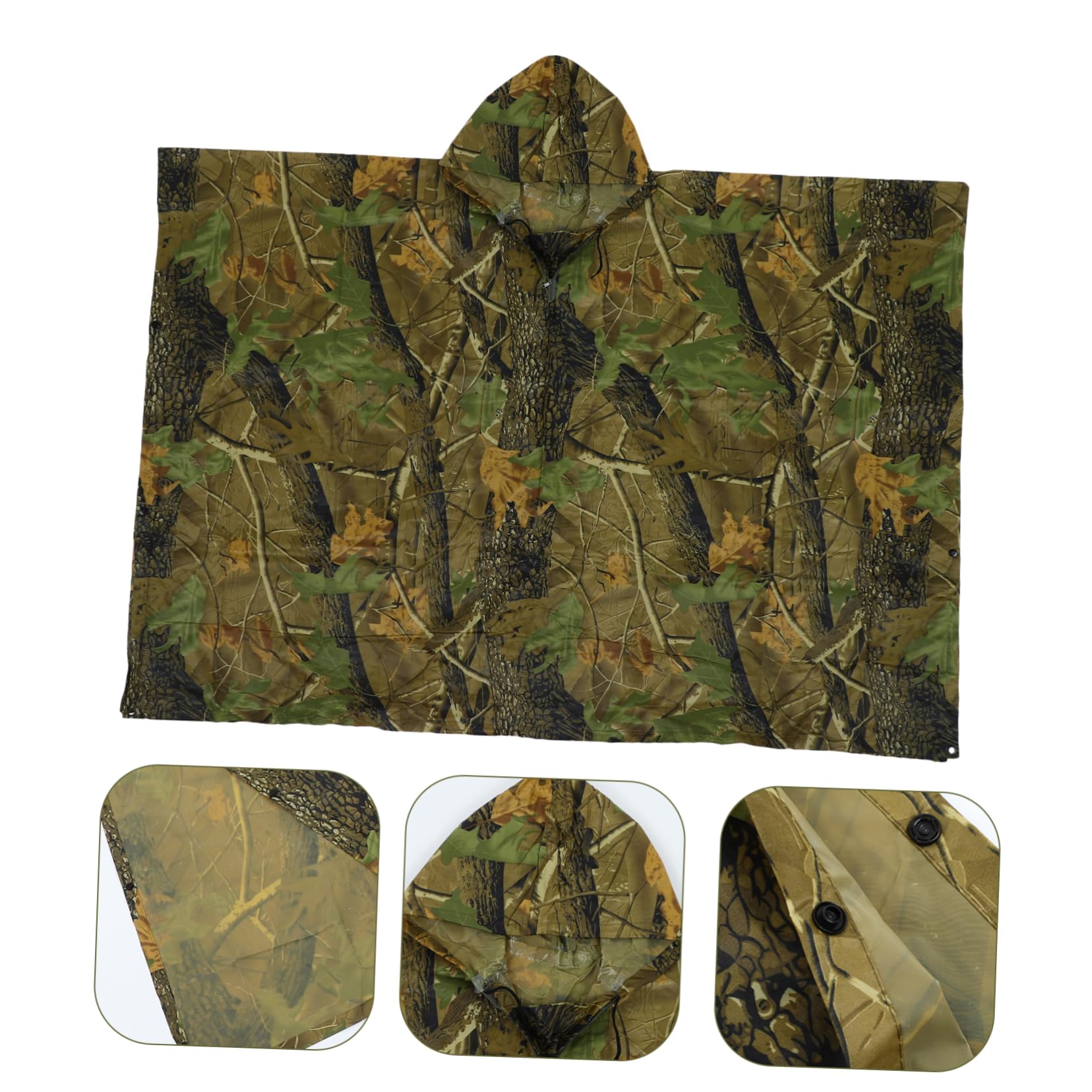 FOMIYES Poncho de Pluie Accessoire Pluie Décorative Poncho Militaire Résistant à L'usure Polyester et Pvc Rapide Séchage pour Activités en Plein Air