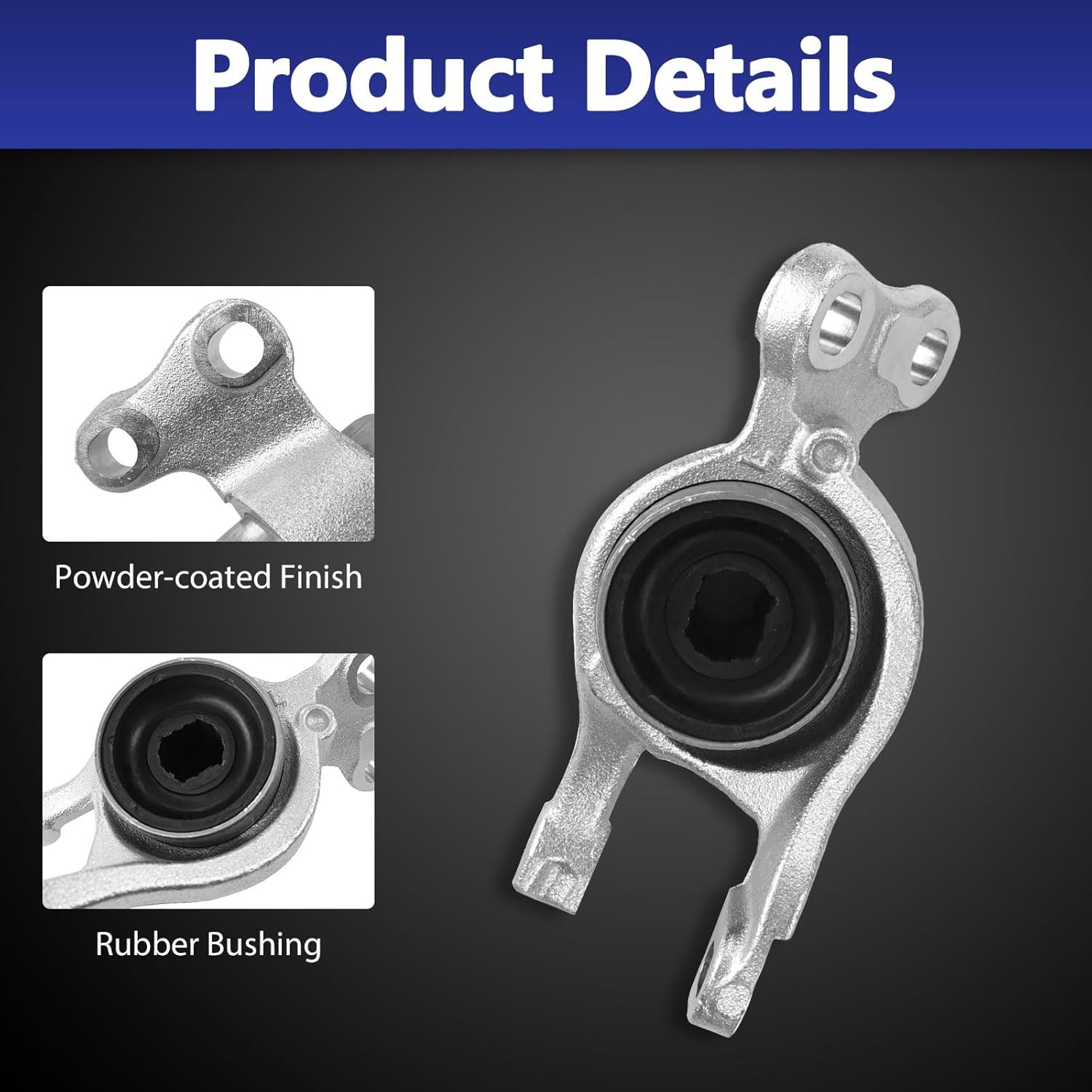 Bushing 31128831645, Suspension Kit Control Arm Bushing Compatible With 2016-2018 BMW X1, 2018-2020 BMW X2, 2015-2023 Mini Cooper 2Pcs