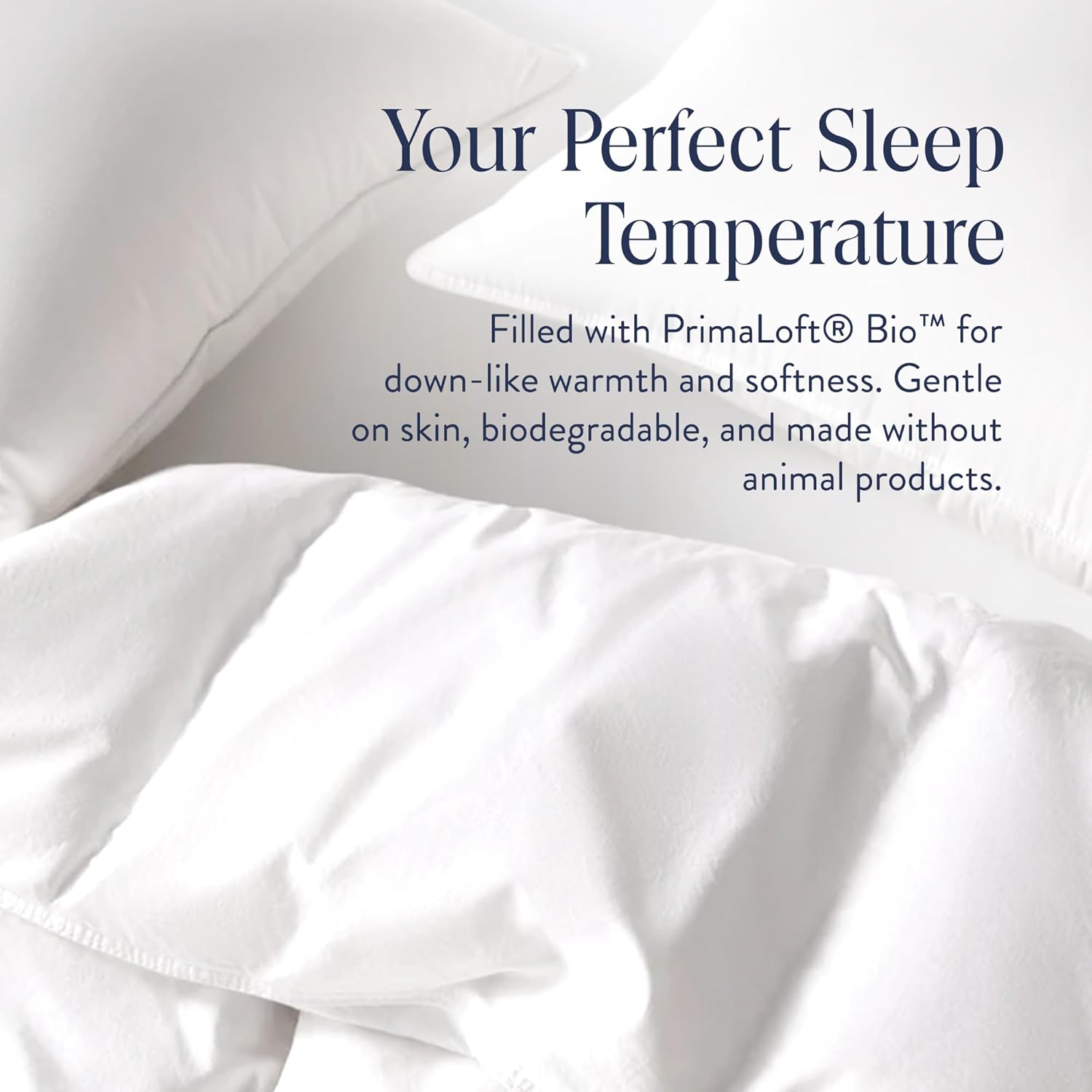 Brooklinen Heavyweight Down Alternative Comforter - King/Cali King - Extra Warm Winter Duvet Insert - Thick, Cozy 100% Cotton Sateen Shell, Baffle Box Construction - Luxury Plush Bedding