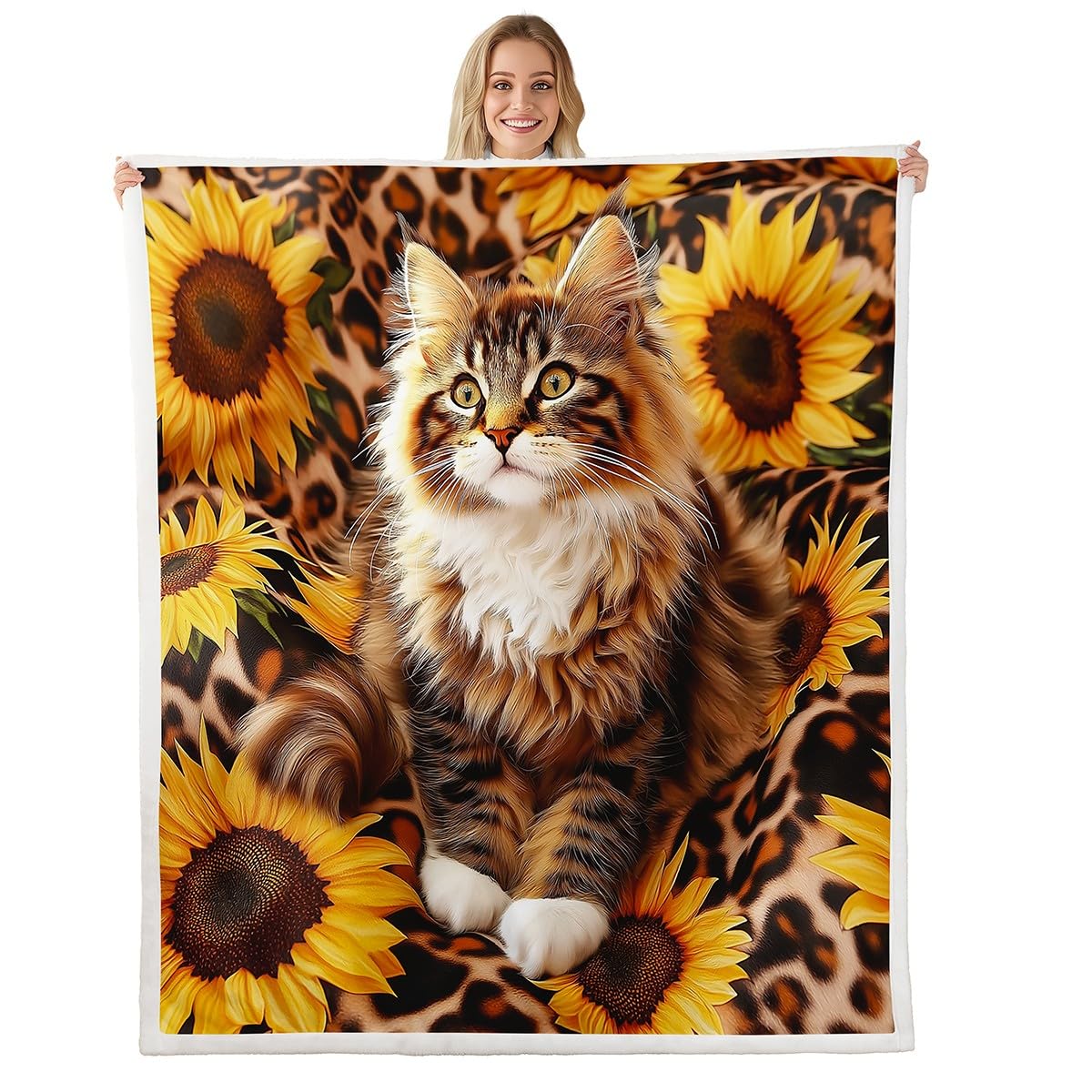 Couverture peluche léopard pour vos soirées cocooning en famille