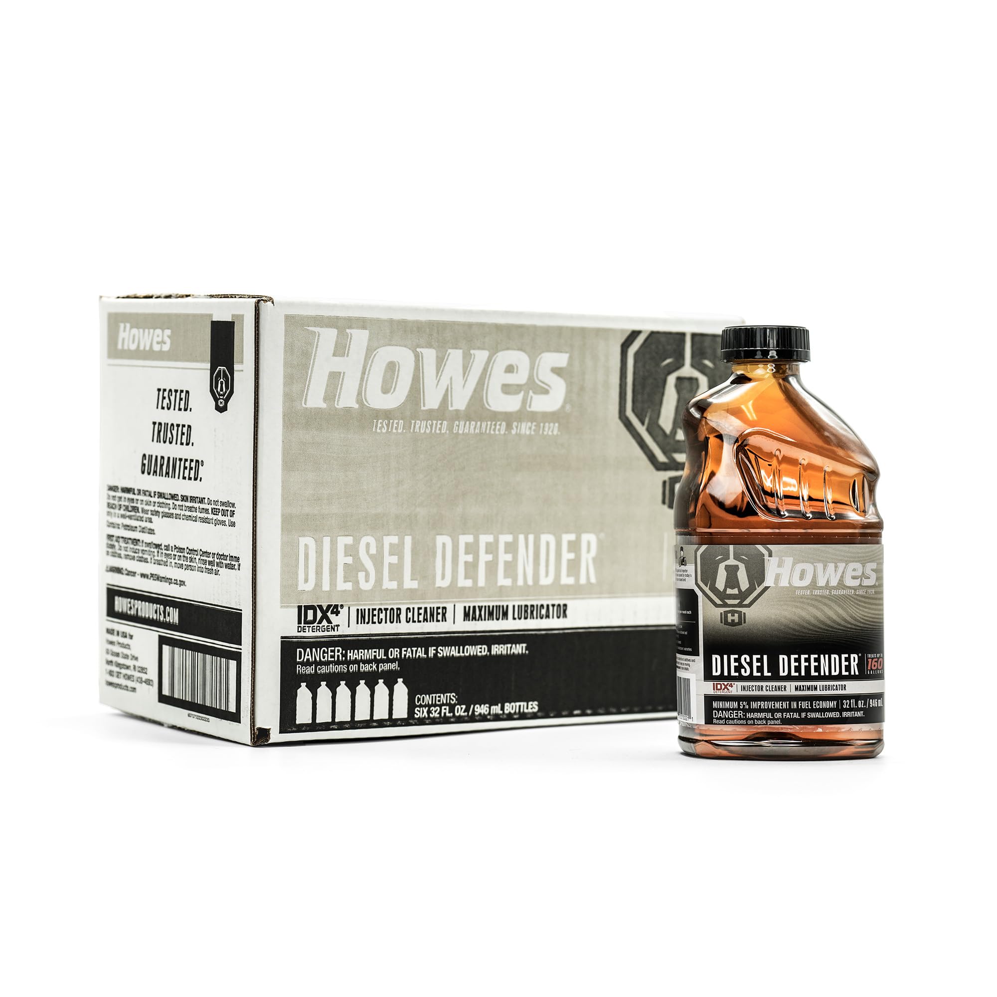 Howes Diesel Defender 32-Ounce Injector Cleaner and Diesel Fuel Lubricator (Six 32 -Ounce Bottles)