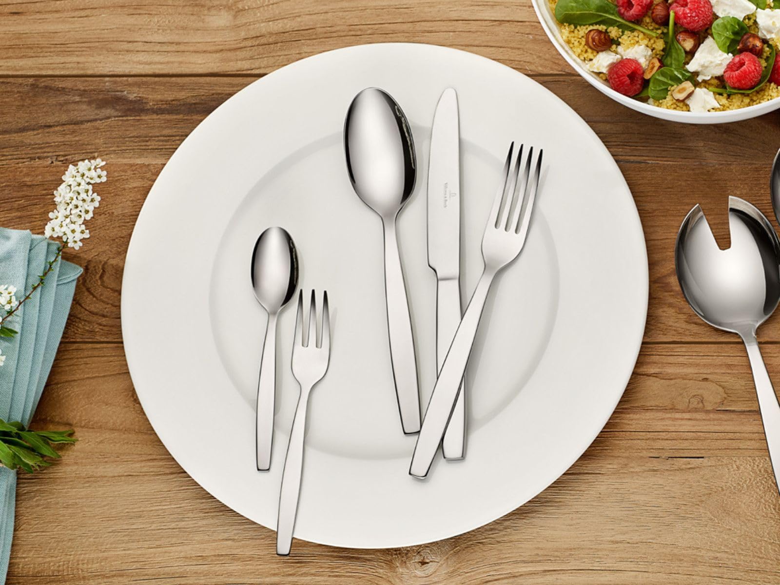 Villeroy & Boch - For Me 6 x talerz obiadowy, porcelana premium, biały