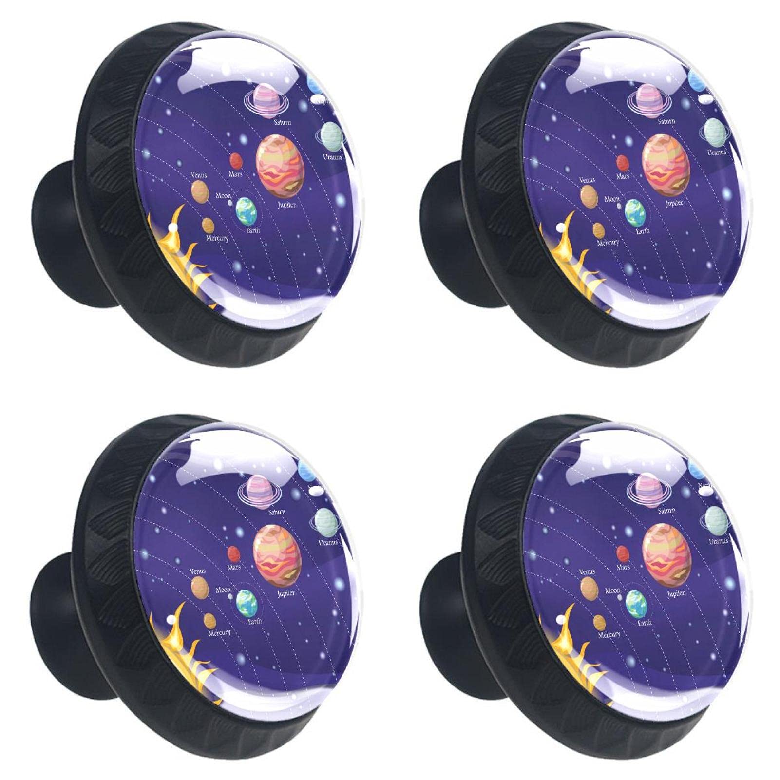 Bouton de tiroir en cristal galaxie pour sublimer la chambre des enfants