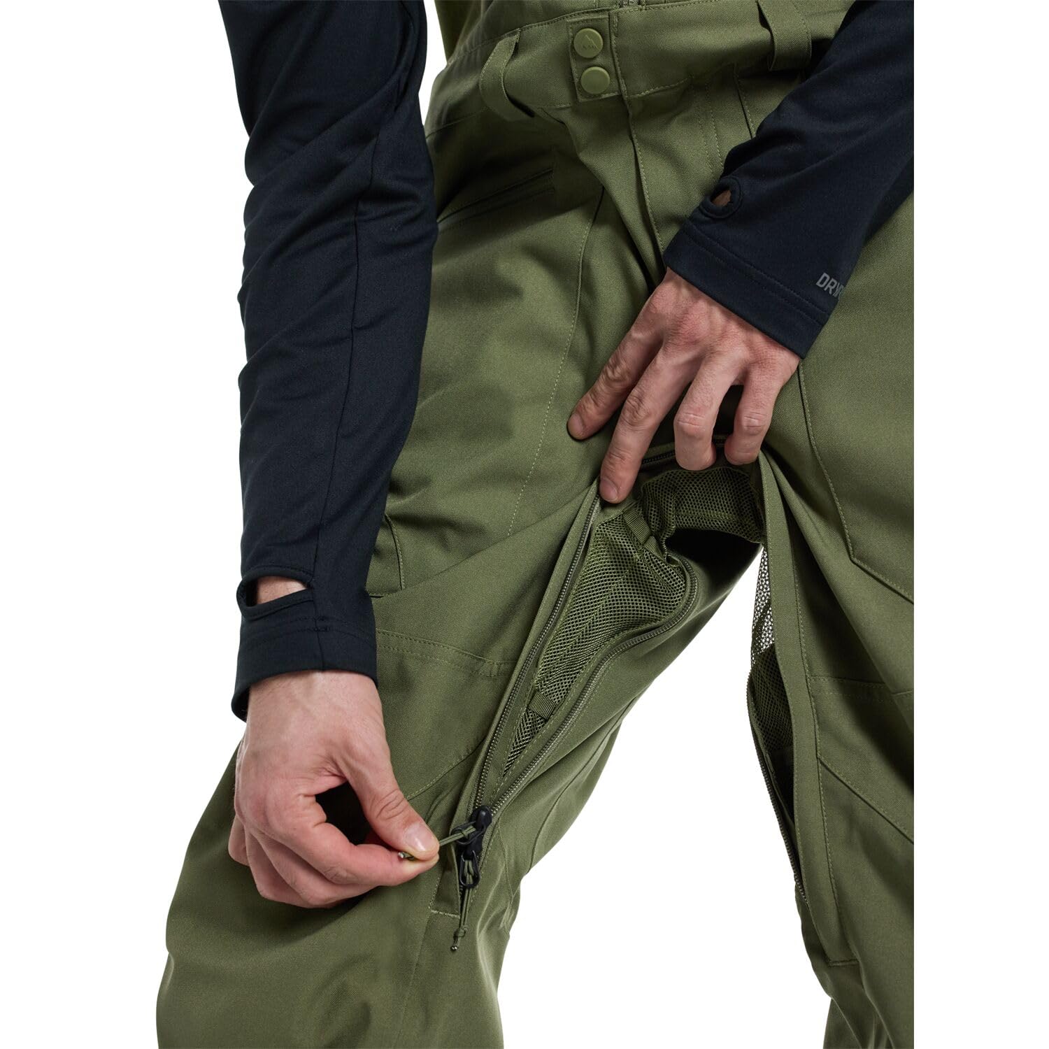 Burton - Ski-Latzhose/Snow Reserve Bib Forest Moss Herren – Grün