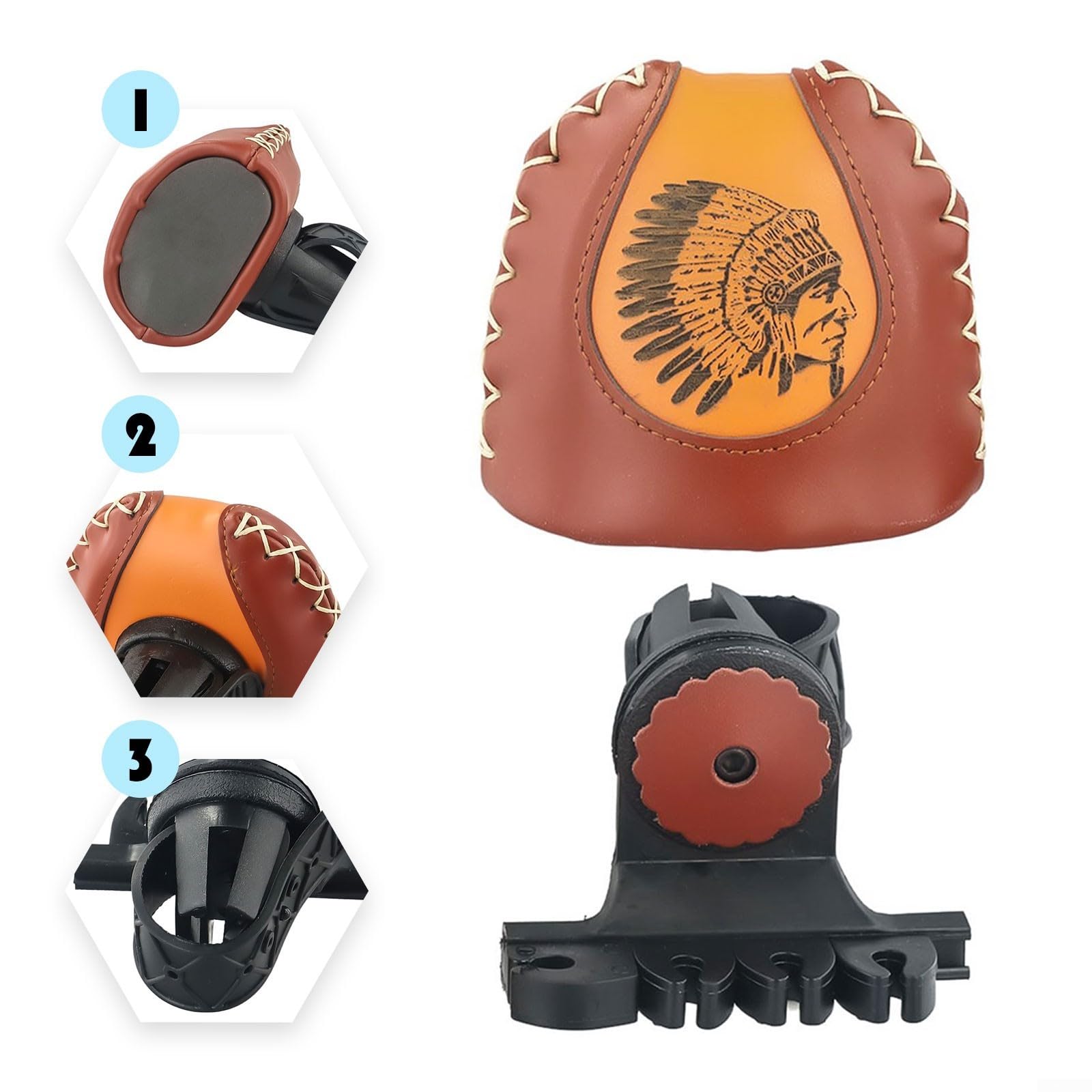 Faretra per frecce in pelle, supporto silenzioso per caccia tradizionale lungo e arco ricurvo, design con cinturino con vestibilità sicura, contenitore per attrezzi rosso marrone (S)