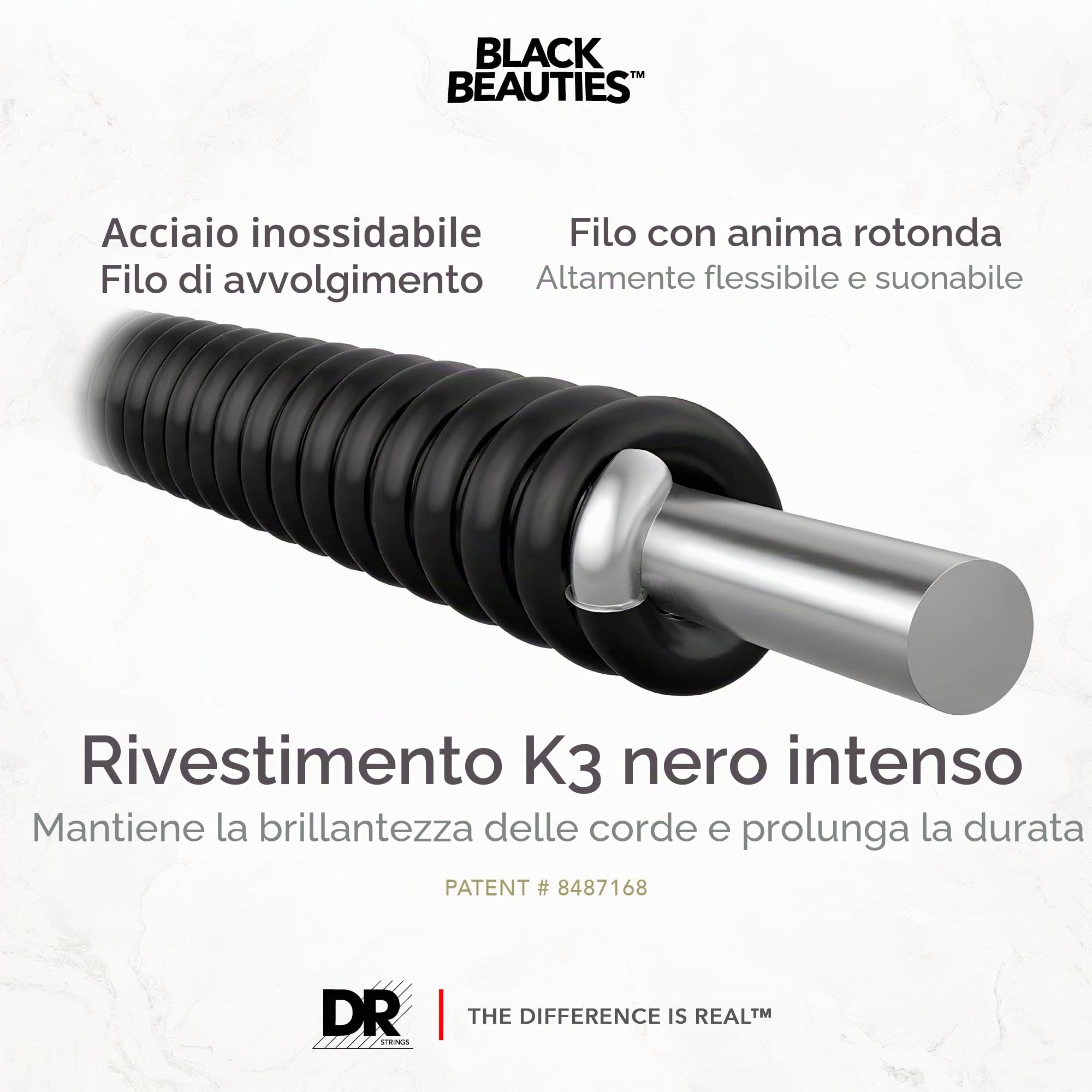 DR Black Beauties Basso 5 Corde 45-130