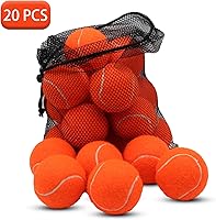 Vista 2 de Tennis Balls, 20 Pack Training Tennis Balls,High Elasticity Practice Tennis for Beginner, Exercise Playing Balls for Pet Dog