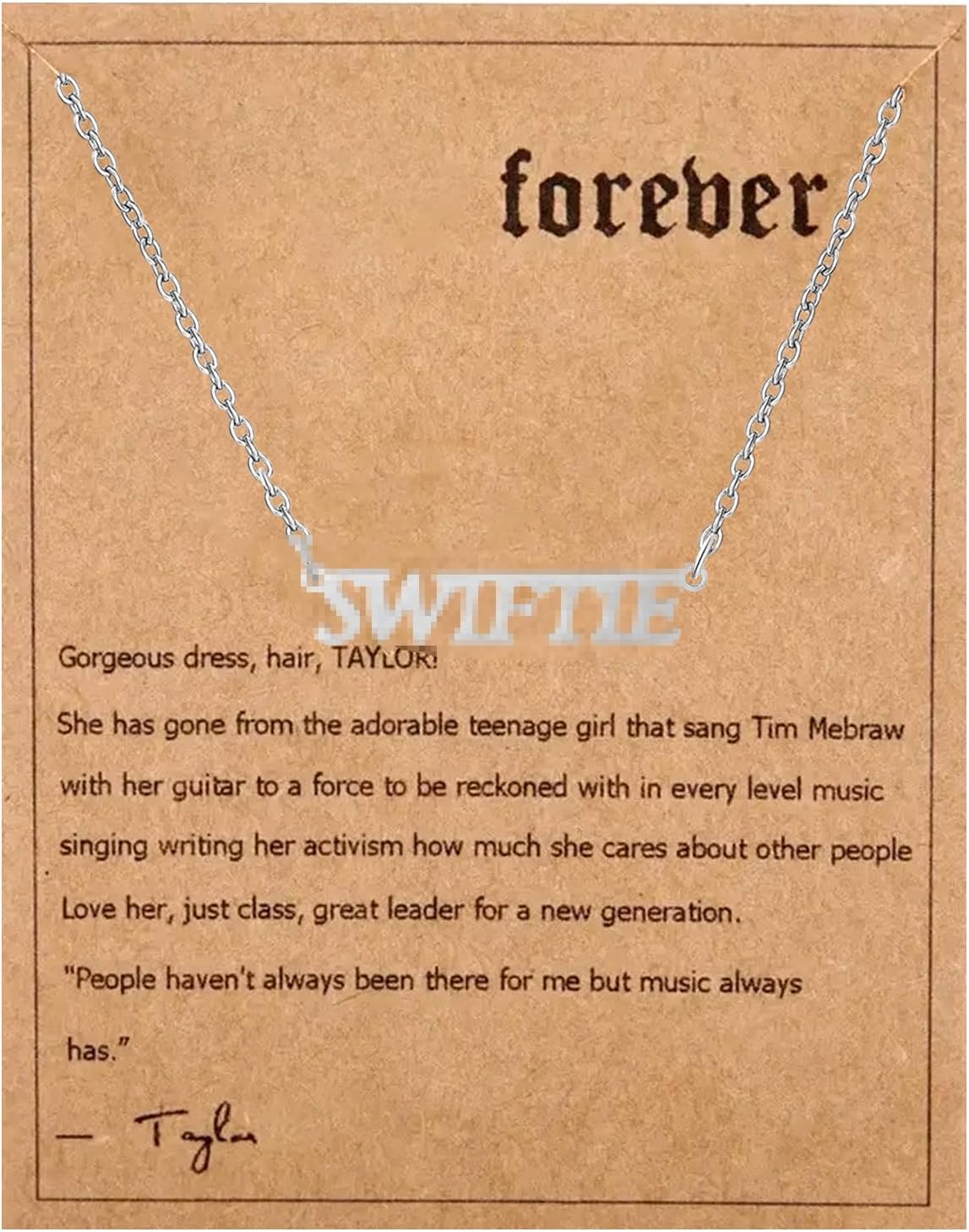 BITOWOGirls Necklace Friendship Necklace for Women Girls Kids Men Boys Teenage Jewellery Necklace Girls Necklace Accessories Fans Party Music