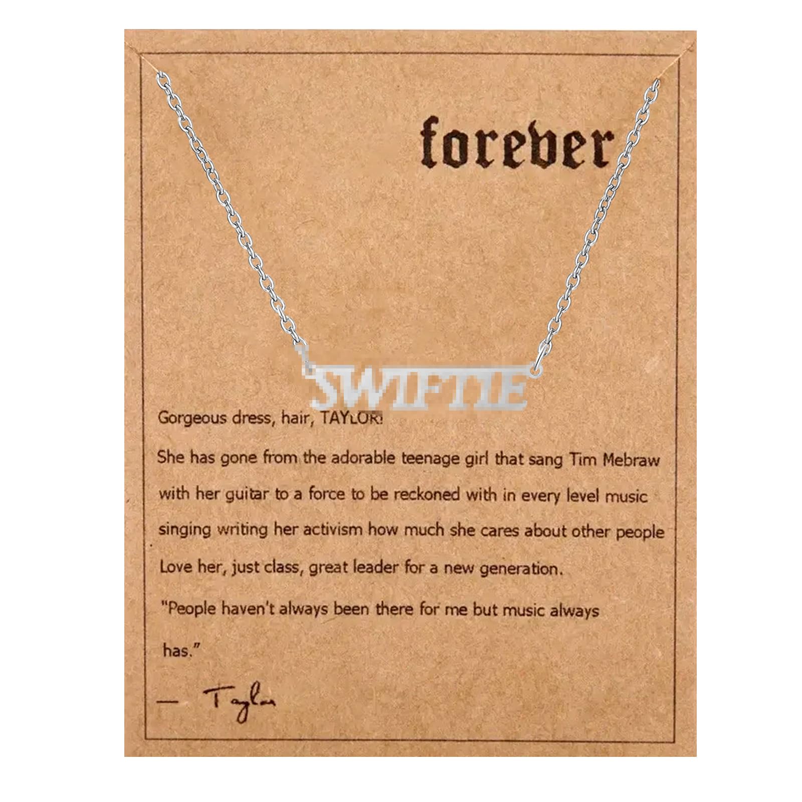 BITOWOGirls Necklace Friendship Necklace for Women Girls Kids Men Boys Teenage Jewellery Necklace Girls Necklace Accessories Fans Party Music