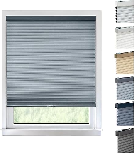 Miniatura 8 de CHICOLOGY - Persianas celulares sin cordones para ventanas, persianas para ventanas del hogar, revestimientos para ventanas, persianas celulares,