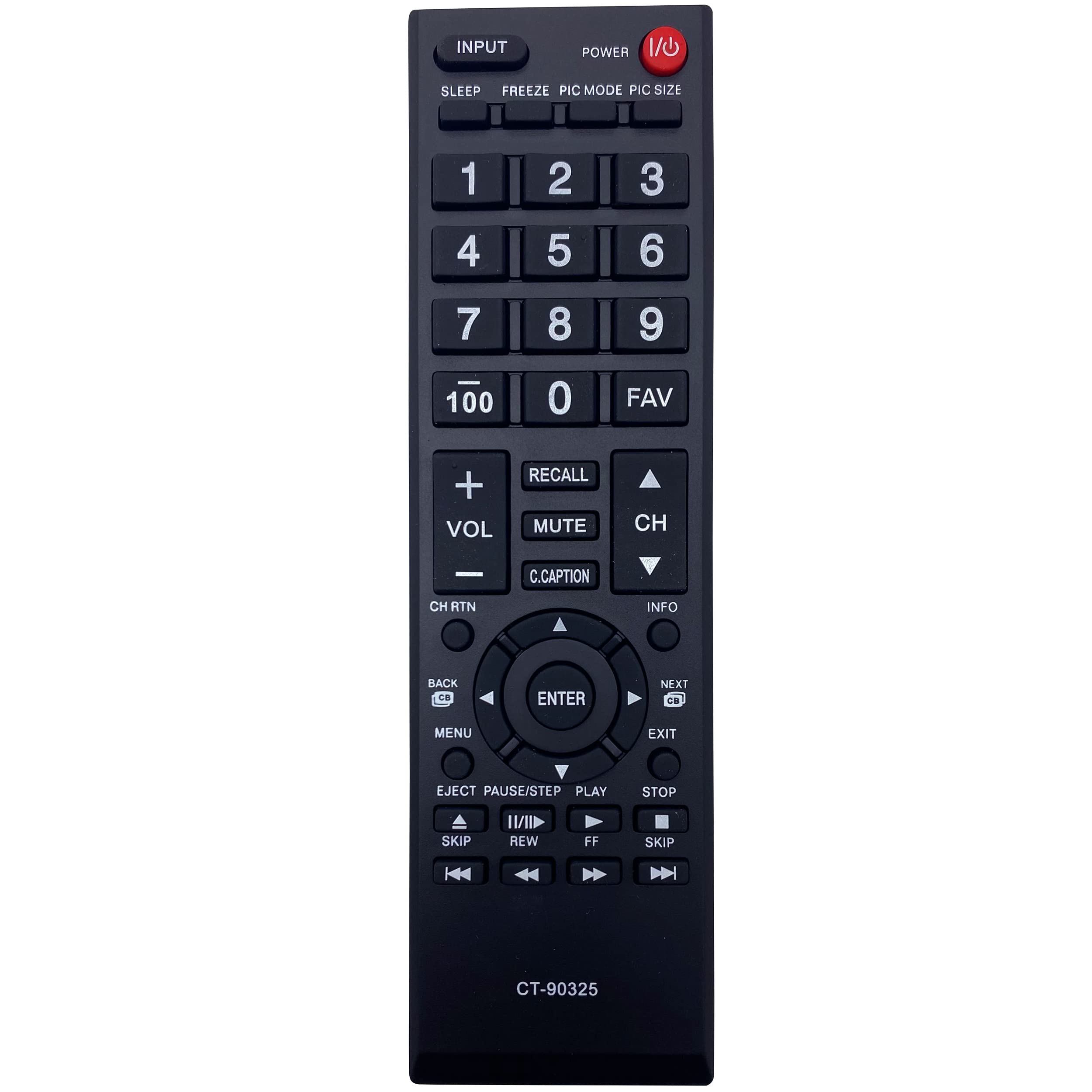 INTECHINGCT-90325 TV Remote Control for 32L4200U, 37E200U, 39L2300U, 40E220U, 46L5200U, 50L1400U, 50L5200U, 55G310U, 55HT1U, 58L1350U, 65HT2U
