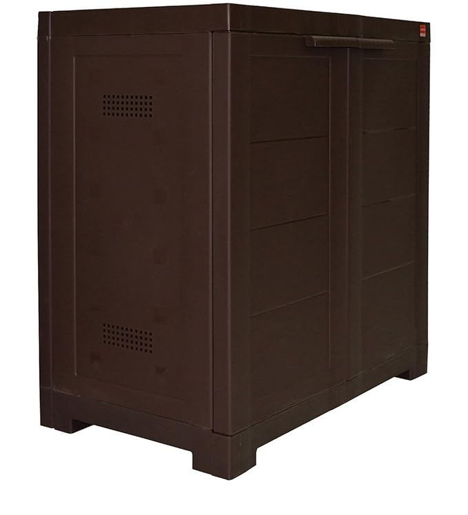 Cello Novelty Compact Plastic Shoe Rack(Ice Brown) at Rs. 2299