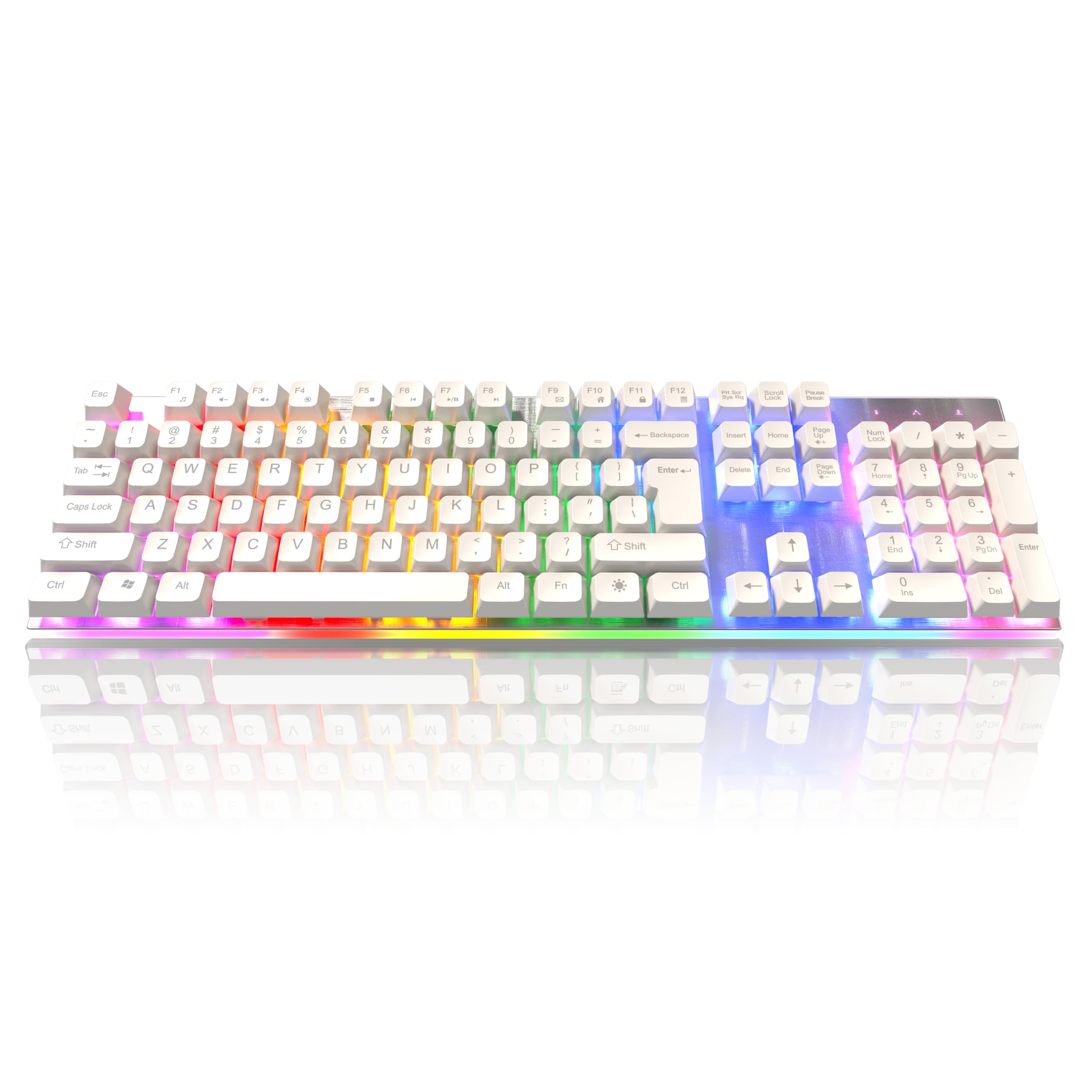 Consistent Waves Gaming Wired Keyboard, USB Interface, Removal Key Caps for Cleaning | Stylish Slim Design-image-36