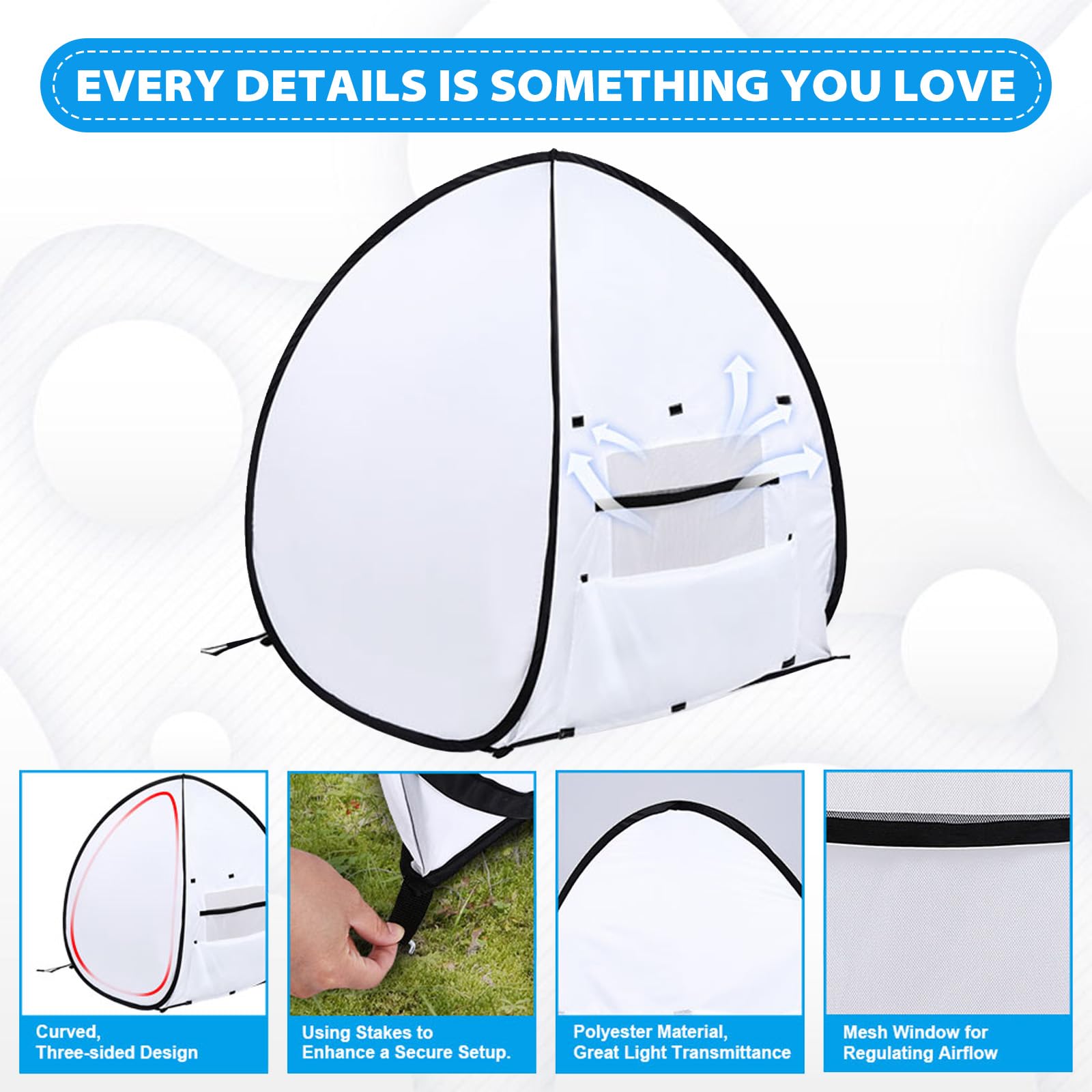 Faltbare Pop Up Lackierkabine für Airbrush Tragbare Kleiner Lackierzelt mit integriertem Boden, Abluftfenster und Aufbewahrungstasche Sprühfarbe Tent für DIY-Sprühmalerei