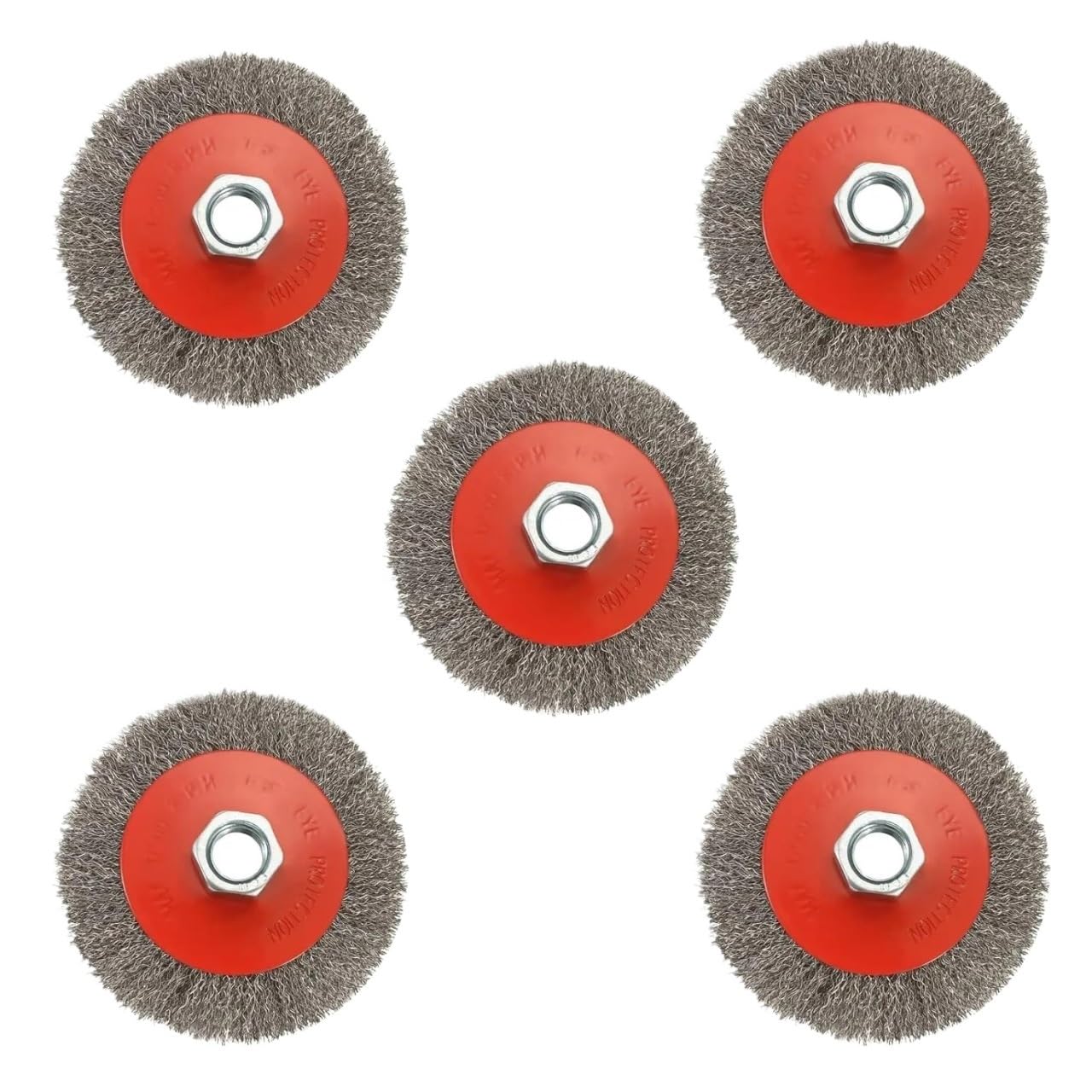 4 Inch 100mm Stainless Steel Wire Wheel Brush for Bench Grinder - Abrasive Polishing Cleaning Paints Tools & Parts(5-8-11in)