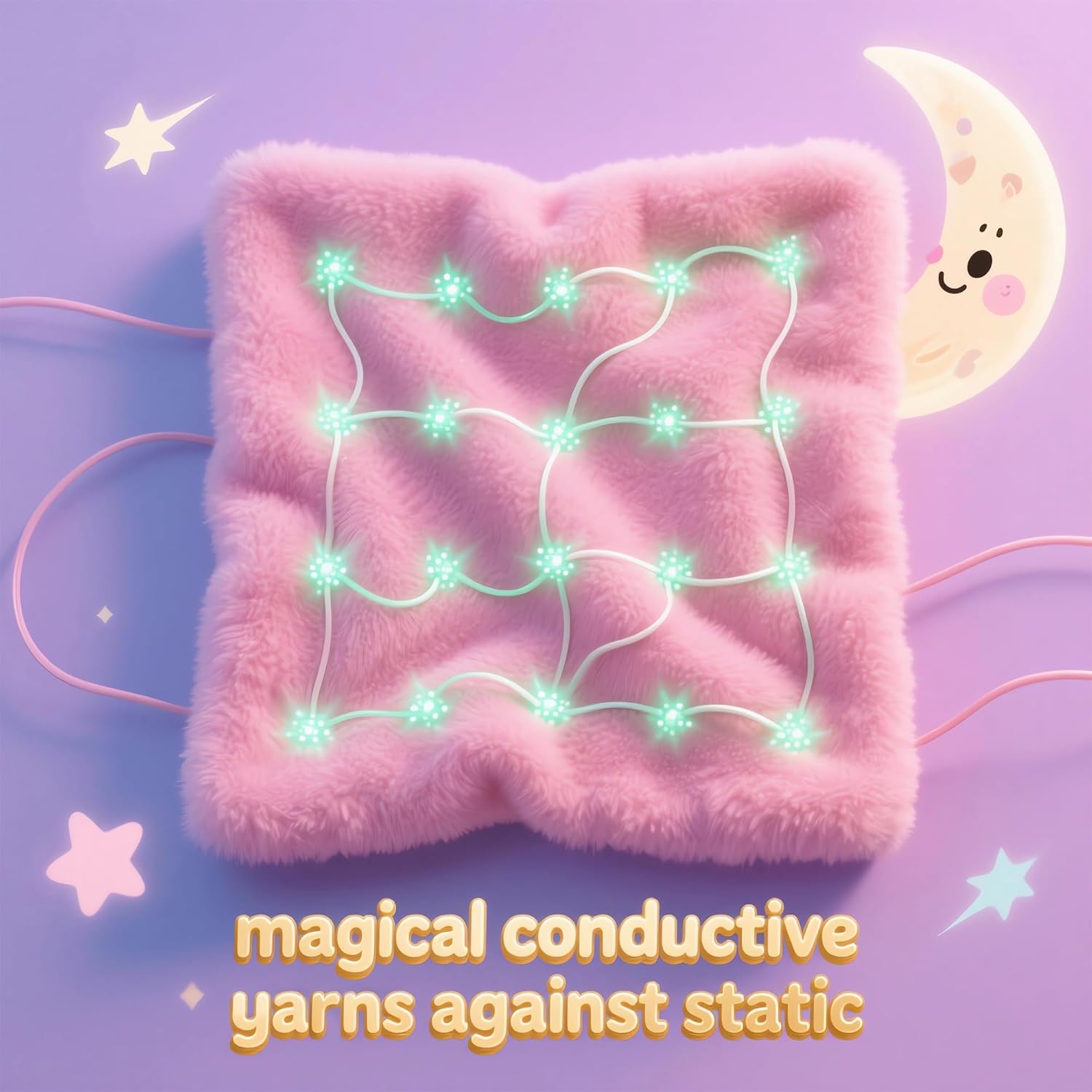 V.&GRIN Girls Fleece Hooded Robe, Kids Soft Plush Warm Printed Bathrobe Sleepwear Gifts for 5-14 Years - Image 4