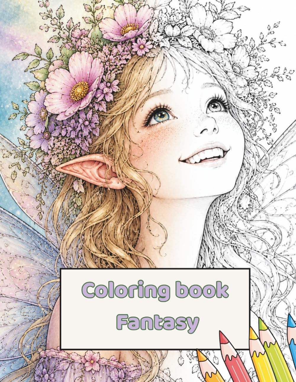 A Fantasy Coloring Book for Adults and Teens: 20 Magical Coloring Pages