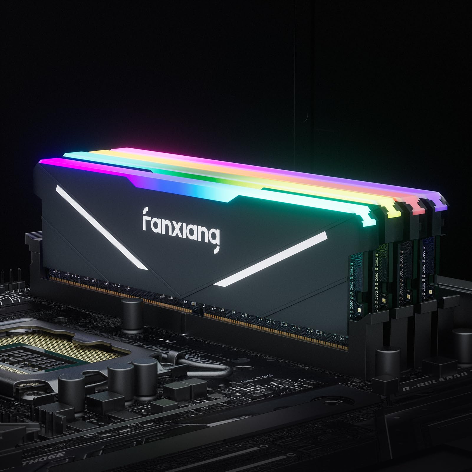 fanxiang RGB RAM DDR4 32 GB (2x16 GB) 3600 MHz CL18 V1.35, Memoria RAM Con Overclock Per Computer Da Gioco Desktop, Compatibile Con Intel XMP 2.0 E AMD