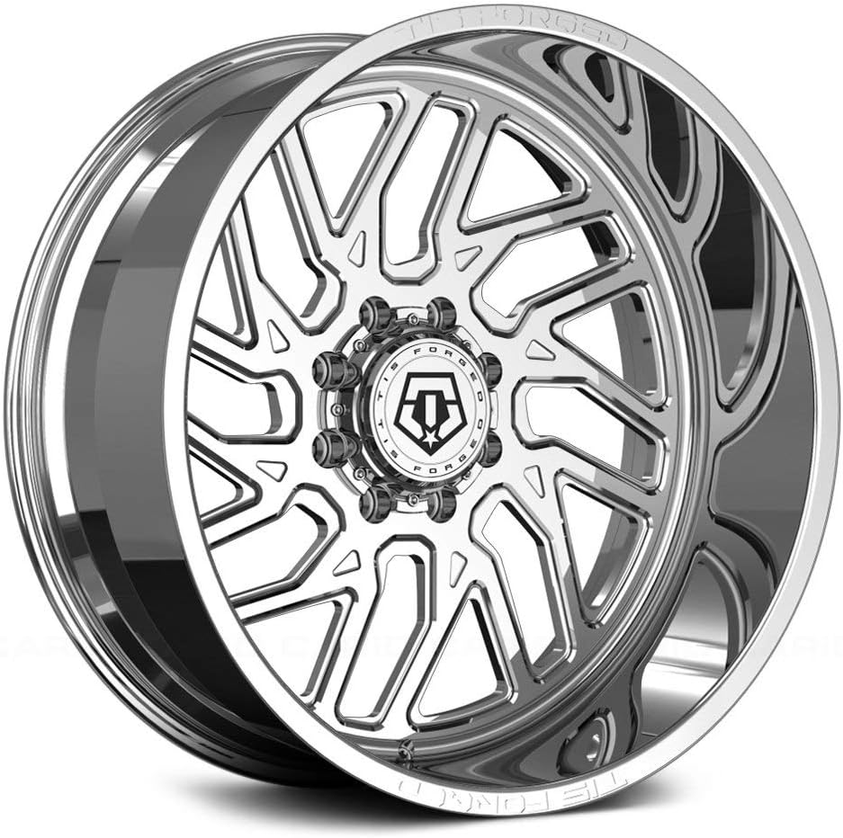 TIS F51P1 Forged 24x14 8x6.5" -76mm Polished Wheel Rim 24" Inch