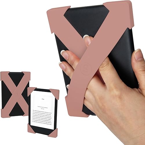 Miniatura 16 de Strapsicle Correa de Mano de Silicona – Kindle & Paperwhite (6”) Gen 7–10, Kobos de 6” – Mediana – Pack de 2 – Rosado – Cómoda Alternativa a la Rosa