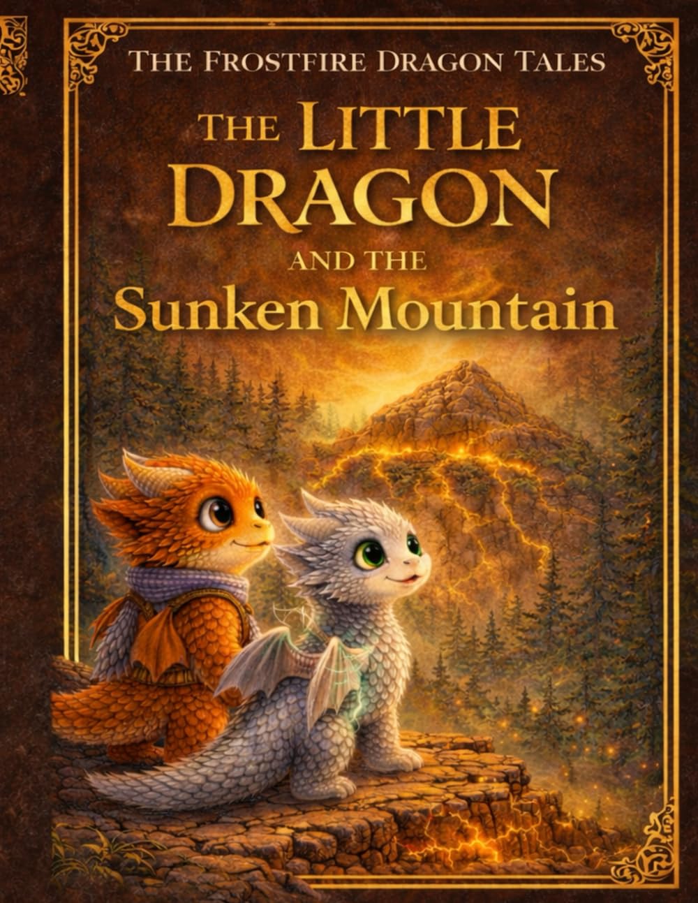 The Little Dragon and the Sunken Mountain: Dragon Adventure Picture Book (The Frostfire Dragon Tales)