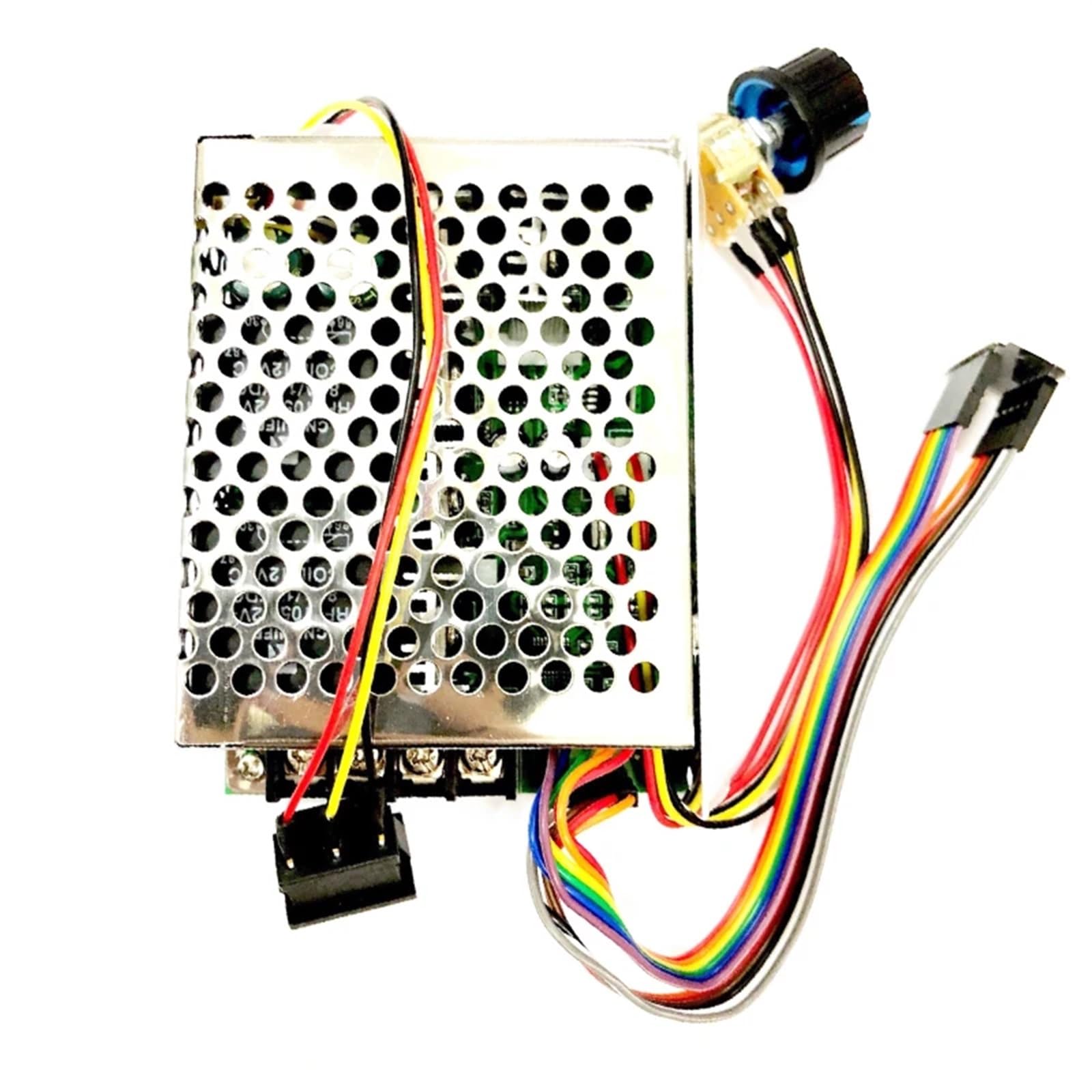 Regolatore di velocità del Motore DC 40A Max 60A 10V-50V Display Digitale 0 ~ Regolabile avanti e Indietro con Guscio in Alluminio