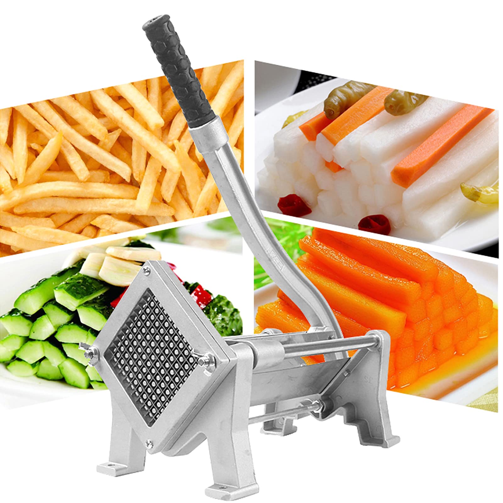 Amazon｜フライドポテトカッター、商用野菜フルーツチョッパー、8