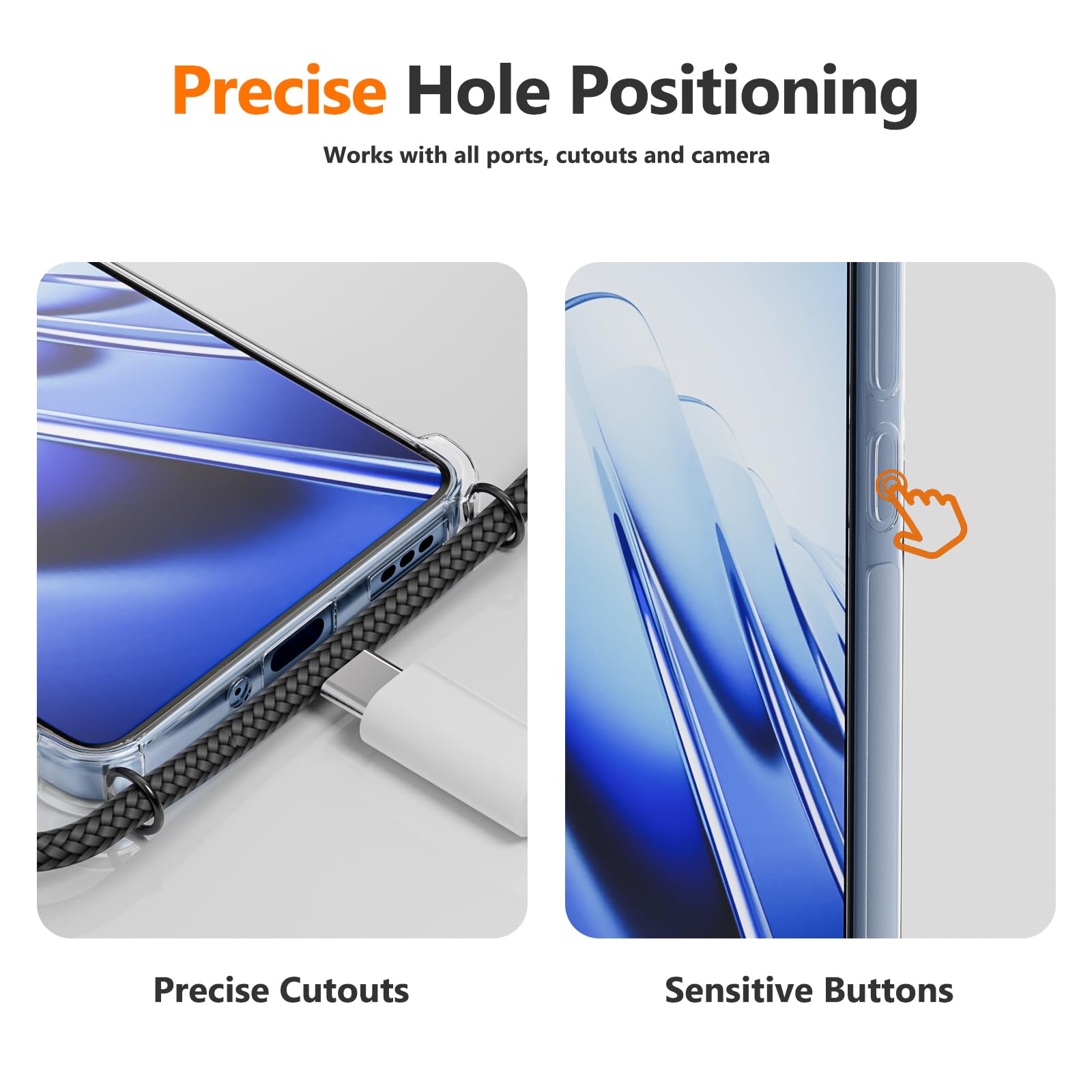 ISOI - Cover per OPPO Reno11 F 5G/OPPO Reno 11F 5G, Custodia Morbida in Silicone Liquido, Protezione Completa Antiurto Ultra Sottile per il Corpo - Nero
