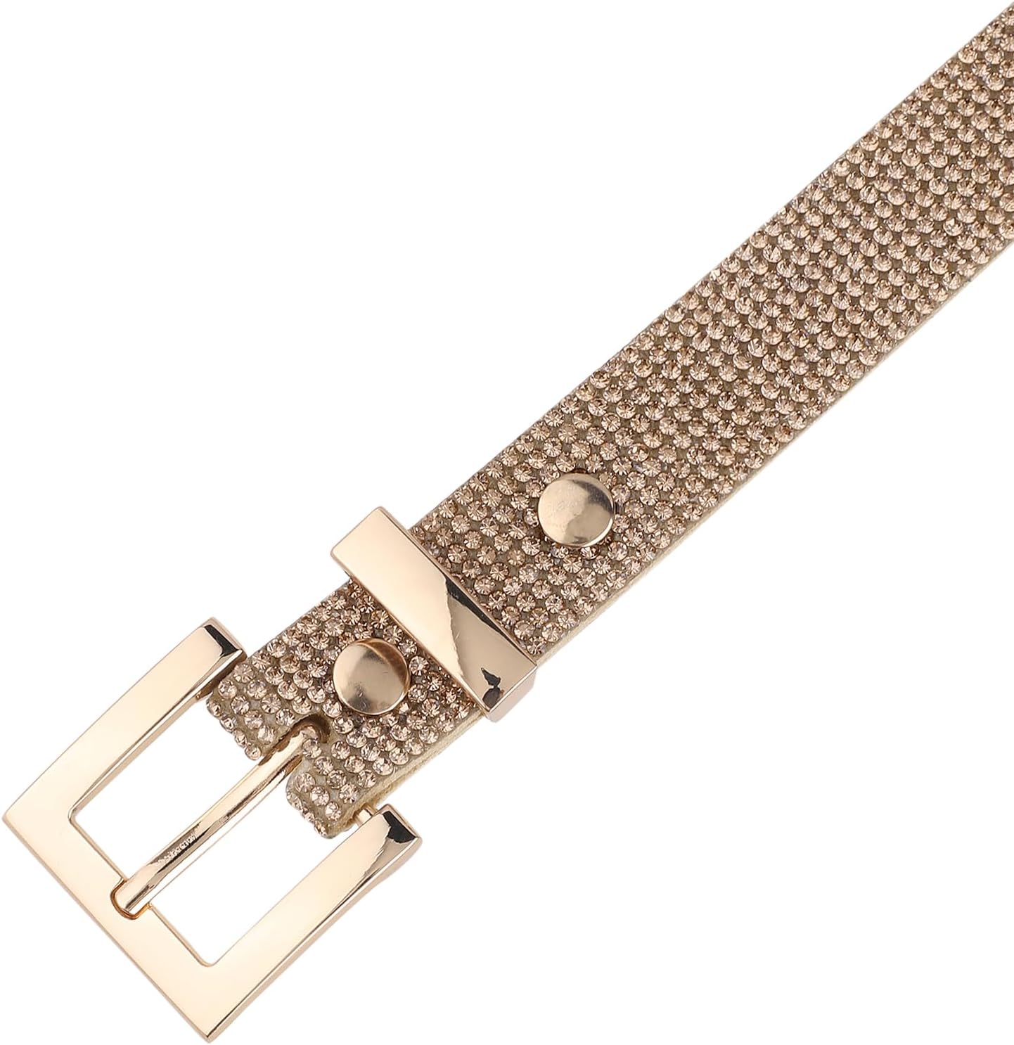 Women Rhinestone Belts, Bling Crystal Sparkly Diamond Shiny Soft Waistband for Party Jeans Dresses - Image 2