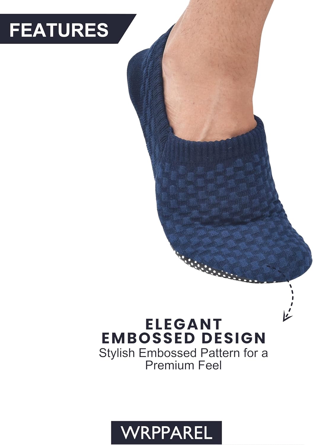 Anti Skid Non Slip Slipper Socks Men Grippy Socks Women Hospital Yoga Pilates Barre Old Age | 2 Pairs, L/XL/XXL - Image 8