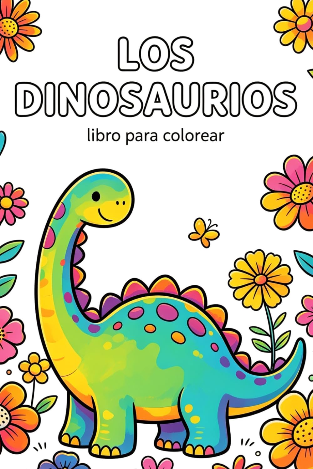 Los Dinosaurios: Libros para colorear
