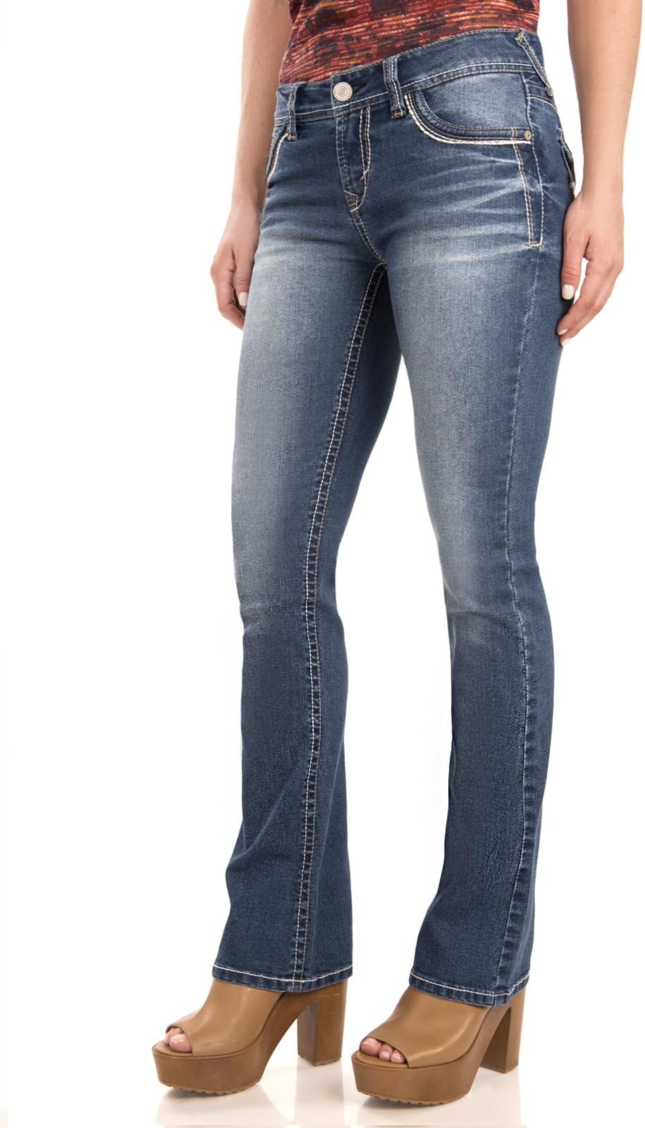 WallFlowerWomen's Instastretch Legendary Classic Fit Bootcut Jeans