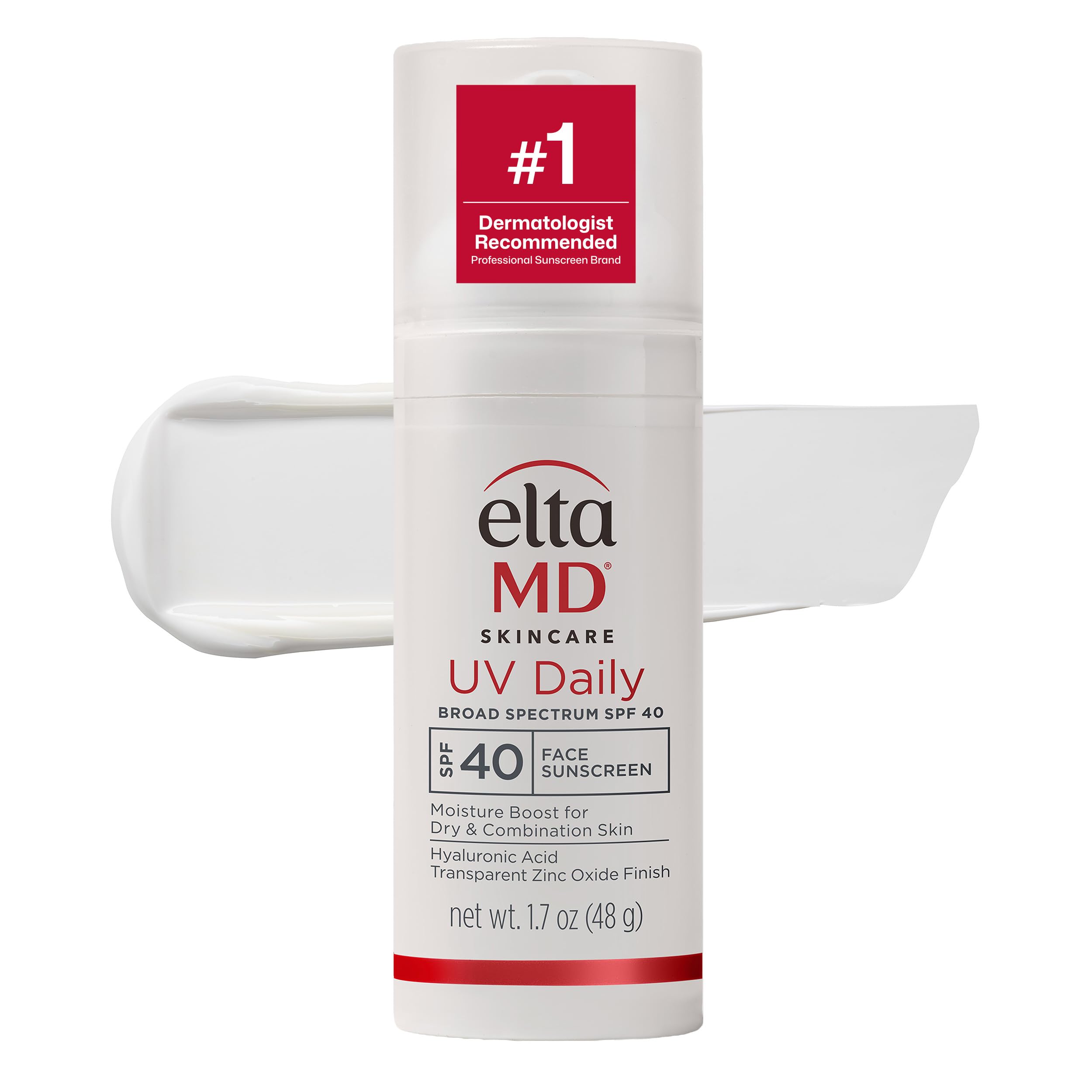 UV Daily Face Sunscreen with Transparent Zinc Oxide and Hyaluronic Acid,