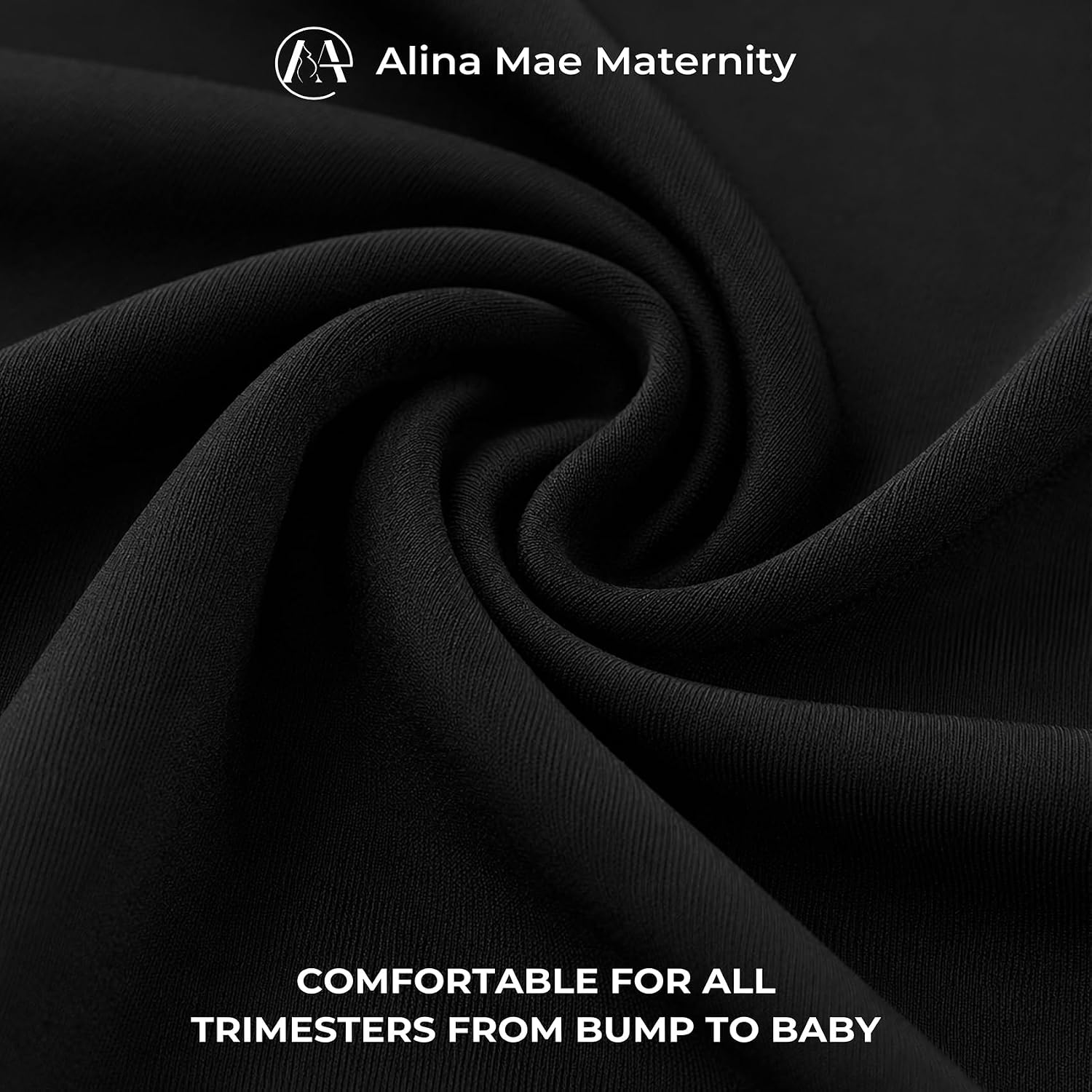Alina Mae Maternity Lounge Set for Women, Oversized Short Sleeve Top and Biker Shorts Two Piece Pregnancy Outfit