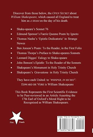 How Science Proved Edward de Vere was William Shakespeare