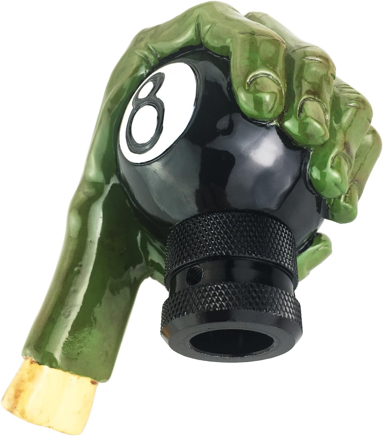 Gear Shift Knob Clawing 8 Ball Style Shifter Handle Replacement Fit Most Manual Auto Cars, Green