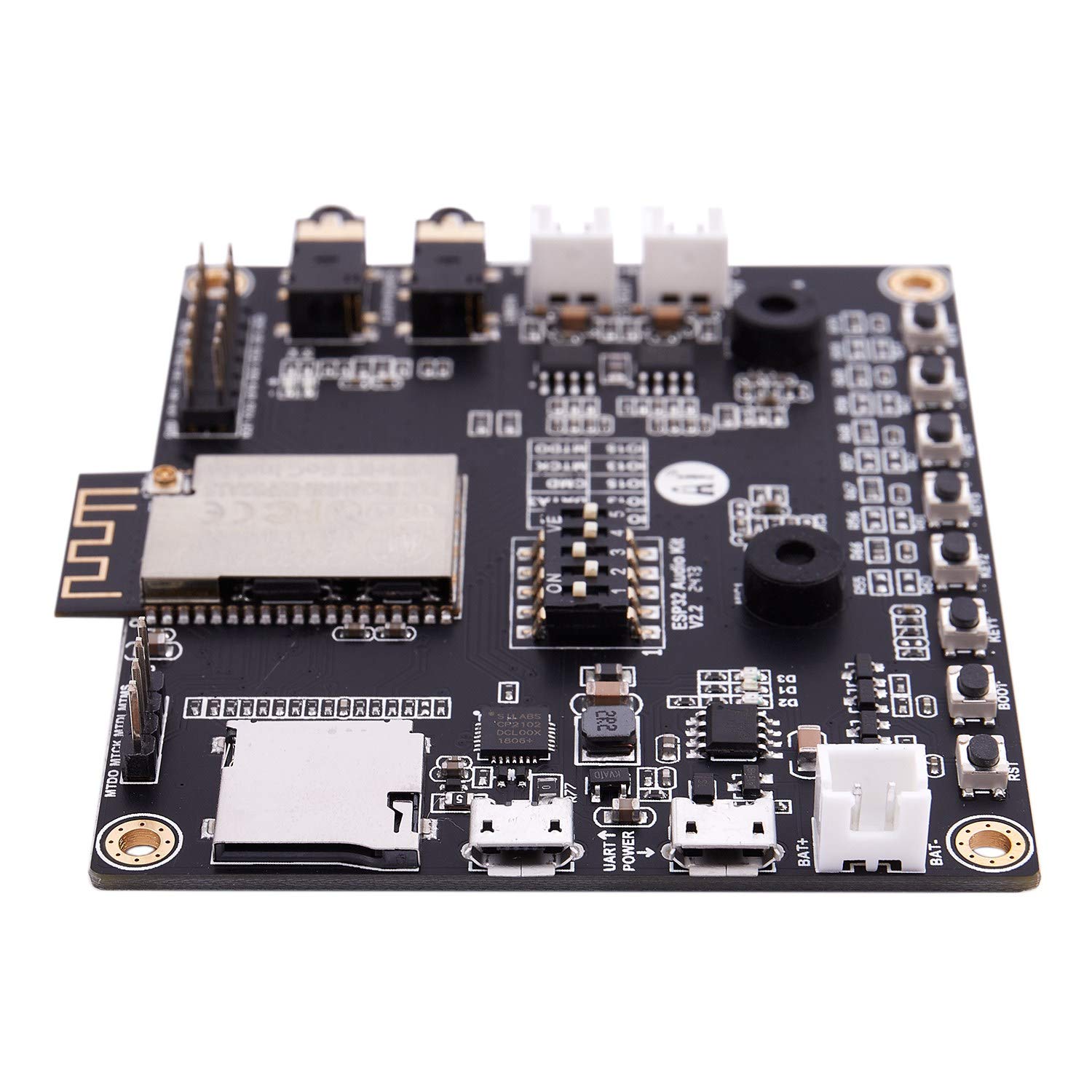 Module Bluetooth WiFi Esp32-Aduio-Kit SéRie Esp32 vers WiFi/Carte de DéVeloppement Audio Ad32-Aduio-Kit avec Esp32-A1S