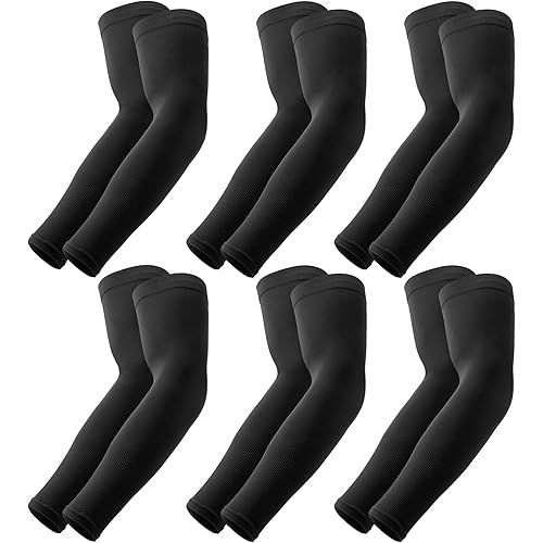 OutdoorEssentials UV Sun Protection Arm Sleeves - Compression Arm Sleeve, UV Arm Sleeves Men, Women - Golf Cooling Sleeves