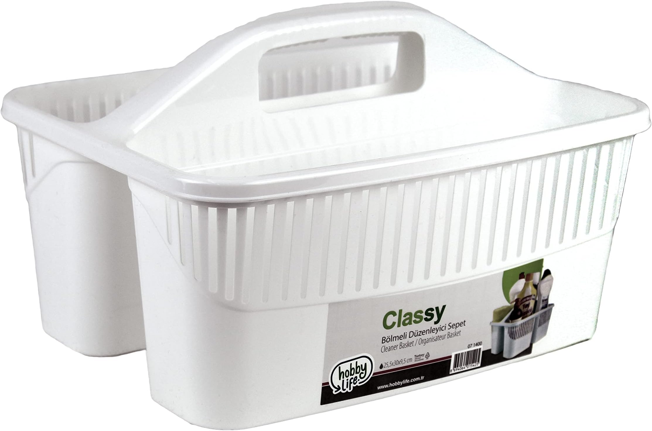 Hobby Life Classy Cleaner Basket (White)