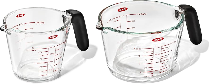 2-Cup and 4-Cup Glass Measuring Cup Set - Thumbnail 3