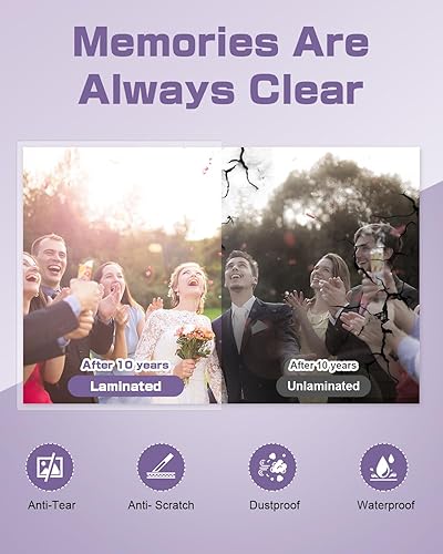 Miniatura 7 de Máquina laminadora de presentación de oficina de 11 x 17 pulgadas con hoja de laminación A3A4A5, máquina laminadora térmica en frío de 35 mil de 13